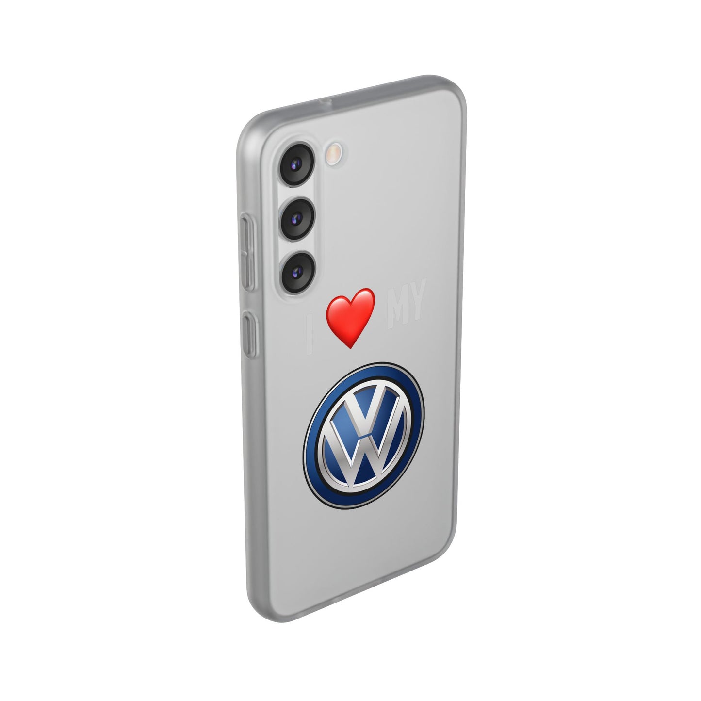 Volkswagen Phone Case - Flexible And Frosted TPU Plastic I Love My Volkswagen Phone Case