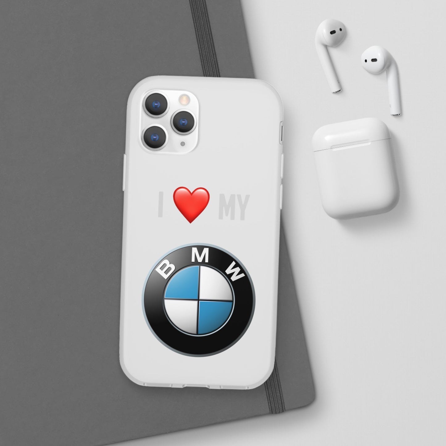 BMW Phone Case - Flexible And Frosted TPU Plastic I Love My BMW Phone Case