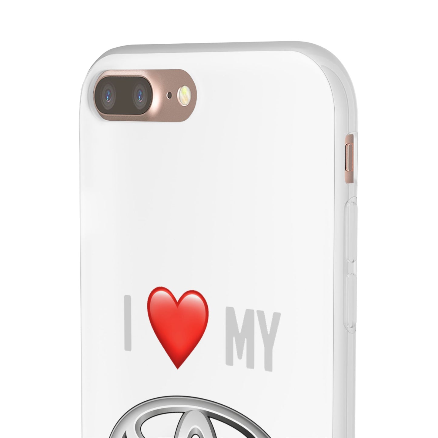 Toyota Phone Case - Flexible And Frosted TPU Plastic I Love My Toyota Phone Case