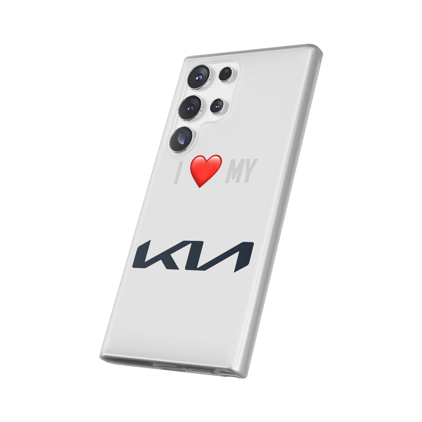 Kia Phone Case - Flexible And Frosted TPU Plastic I Love My Kia Phone Case