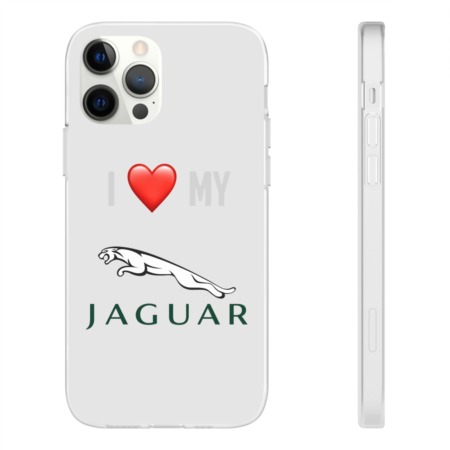 Jaguar Phone Case - Flexible And Frosted TPU Plastic I Love My Jaguar Phone Case