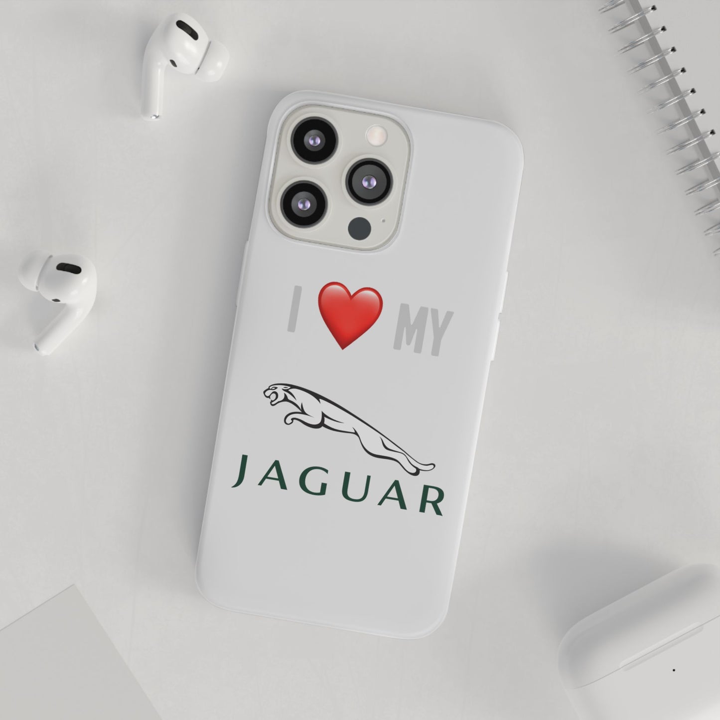 Jaguar Phone Case - Flexible And Frosted TPU Plastic I Love My Jaguar Phone Case