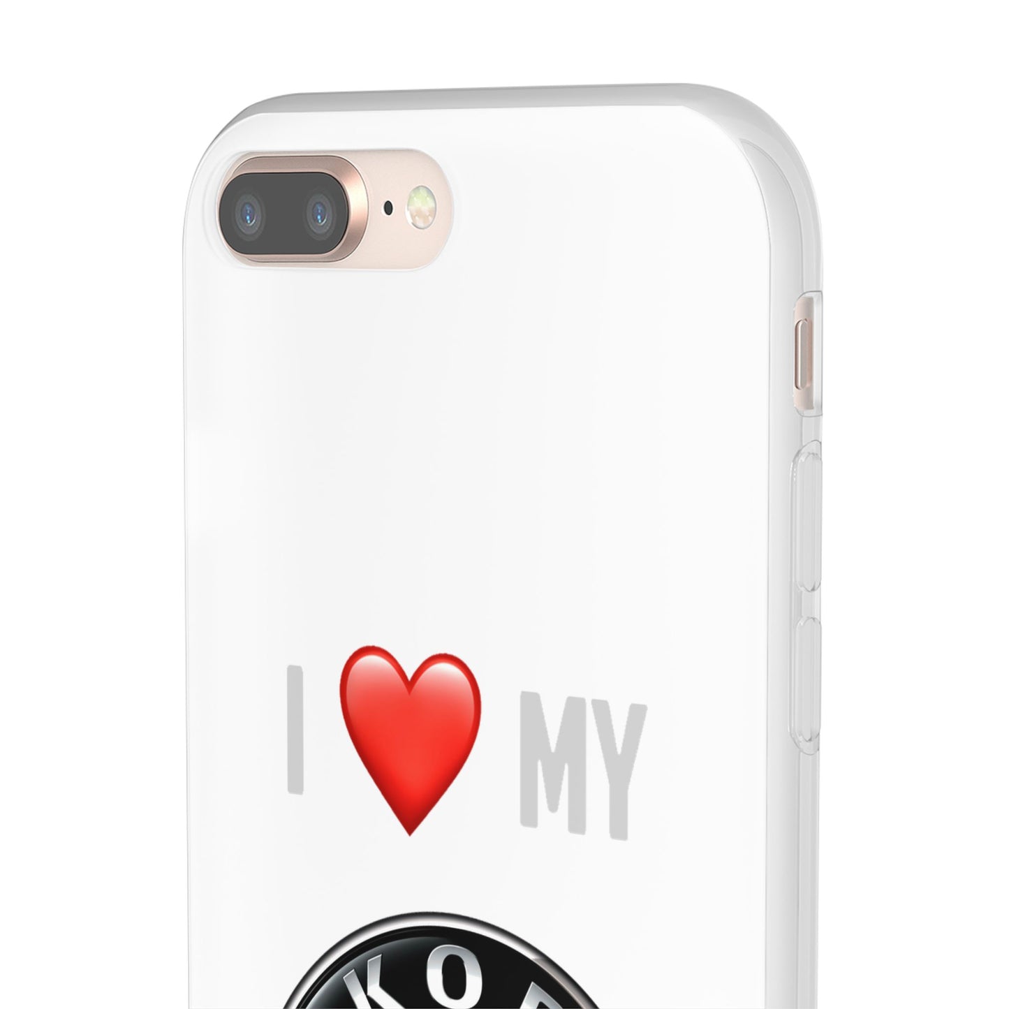 Skoda Phone Case - Flexible And Frosted TPU Plastic I Love My Skoda Phone Case