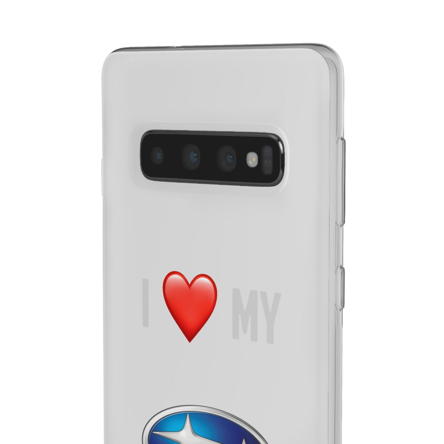 Subaru Phone Case - Flexible And Frosted TPU Plastic I Love My Subaru Phone Case