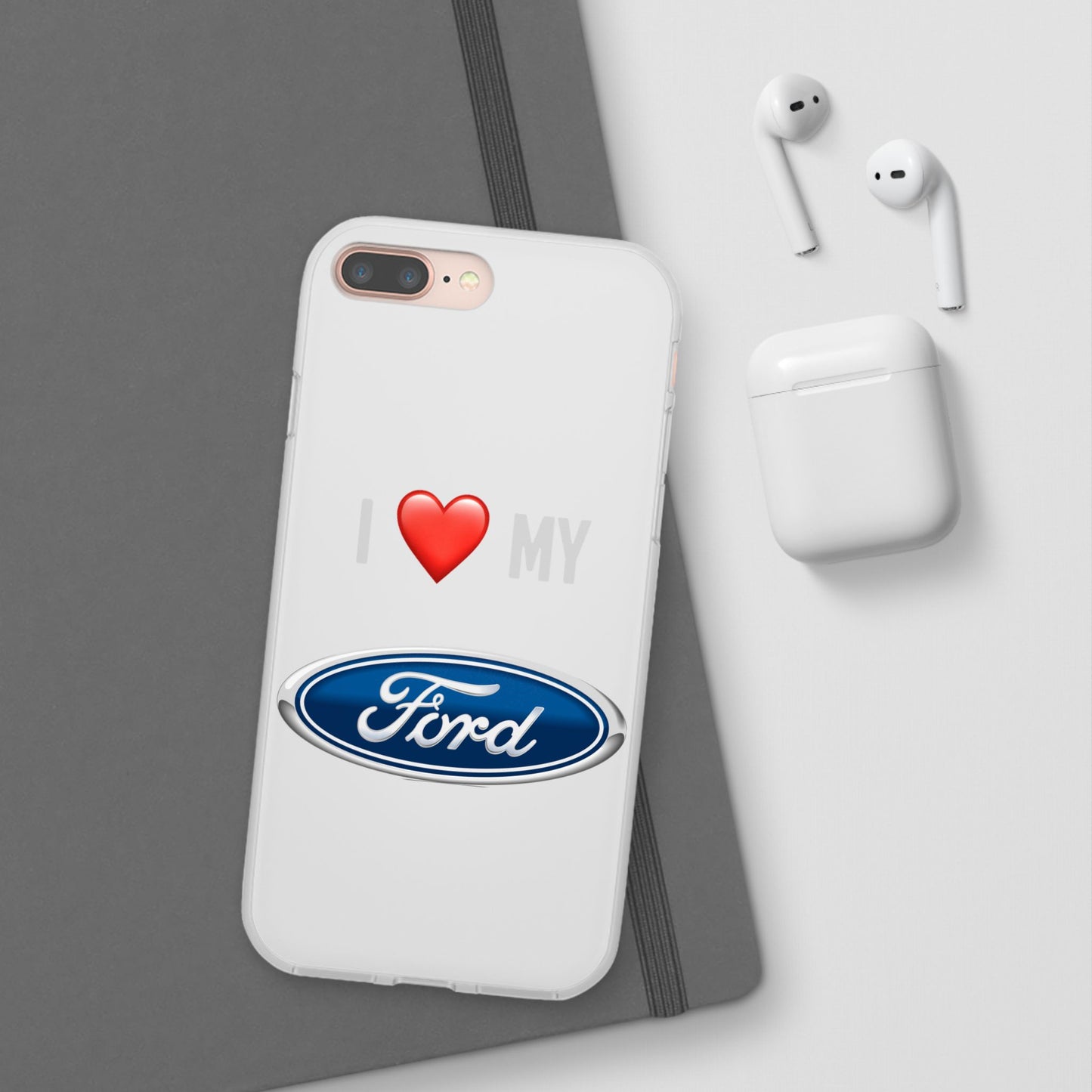 Ford Phone Case - Flexible And Frosted TPU Plastic I Love My Ford Phone Case