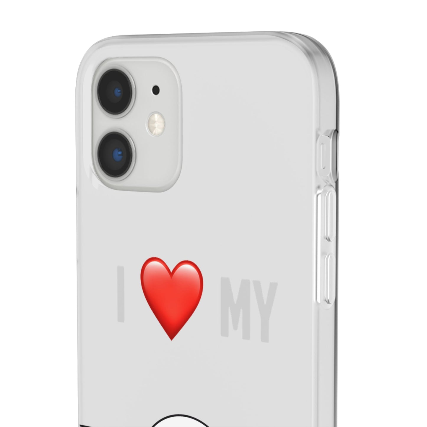 Mini Phone Case - Flexible And Frosted TPU Plastic I Love My Mini Phone Case
