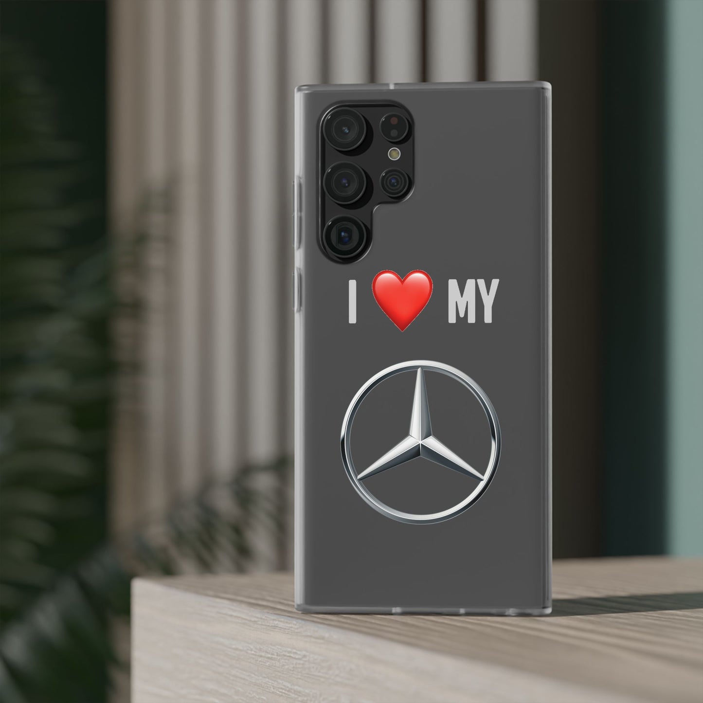Mercedes Phone Case - Flexible And Frosted TPU Plastic I Love My Mercedes Phone Case