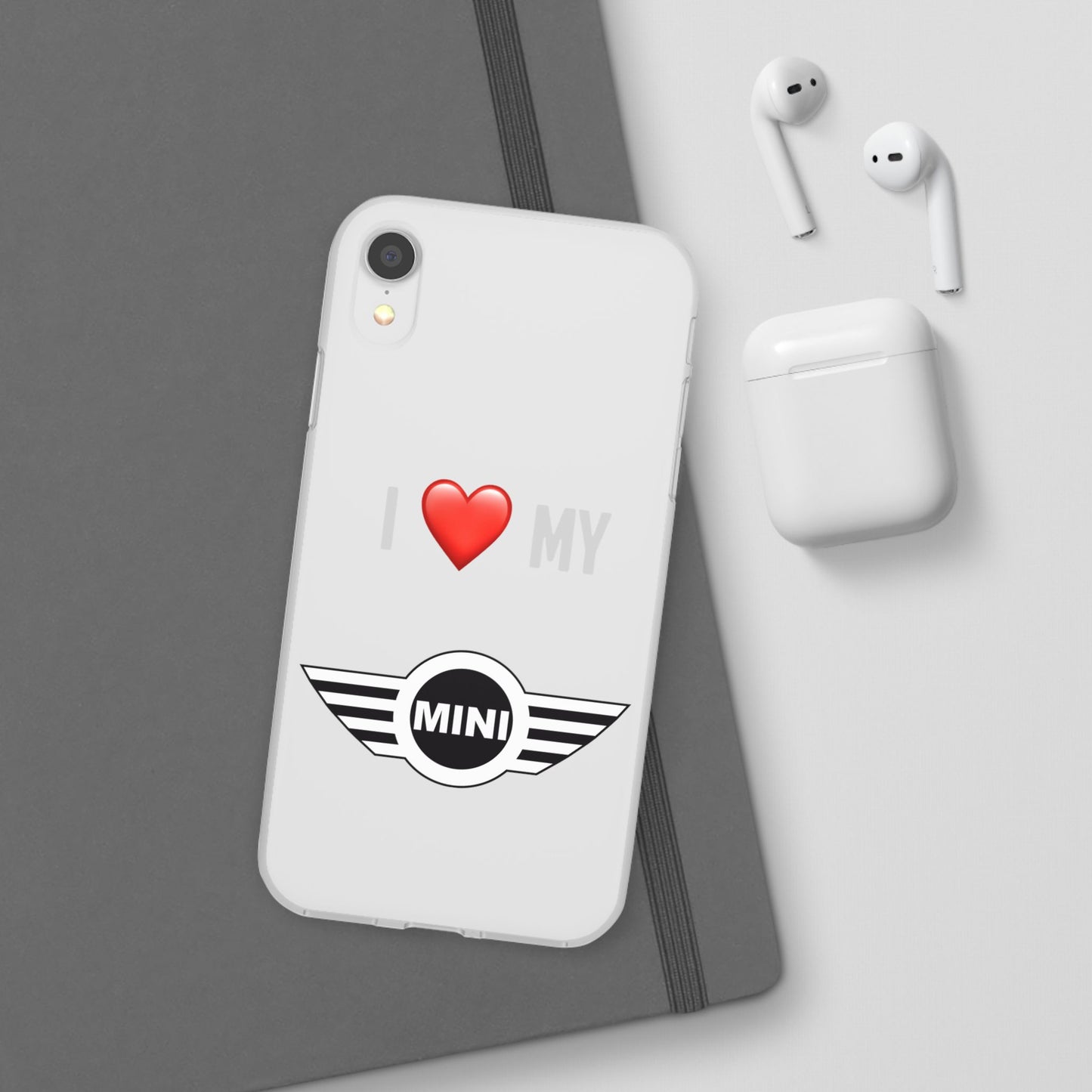 Mini Phone Case - Flexible And Frosted TPU Plastic I Love My Mini Phone Case