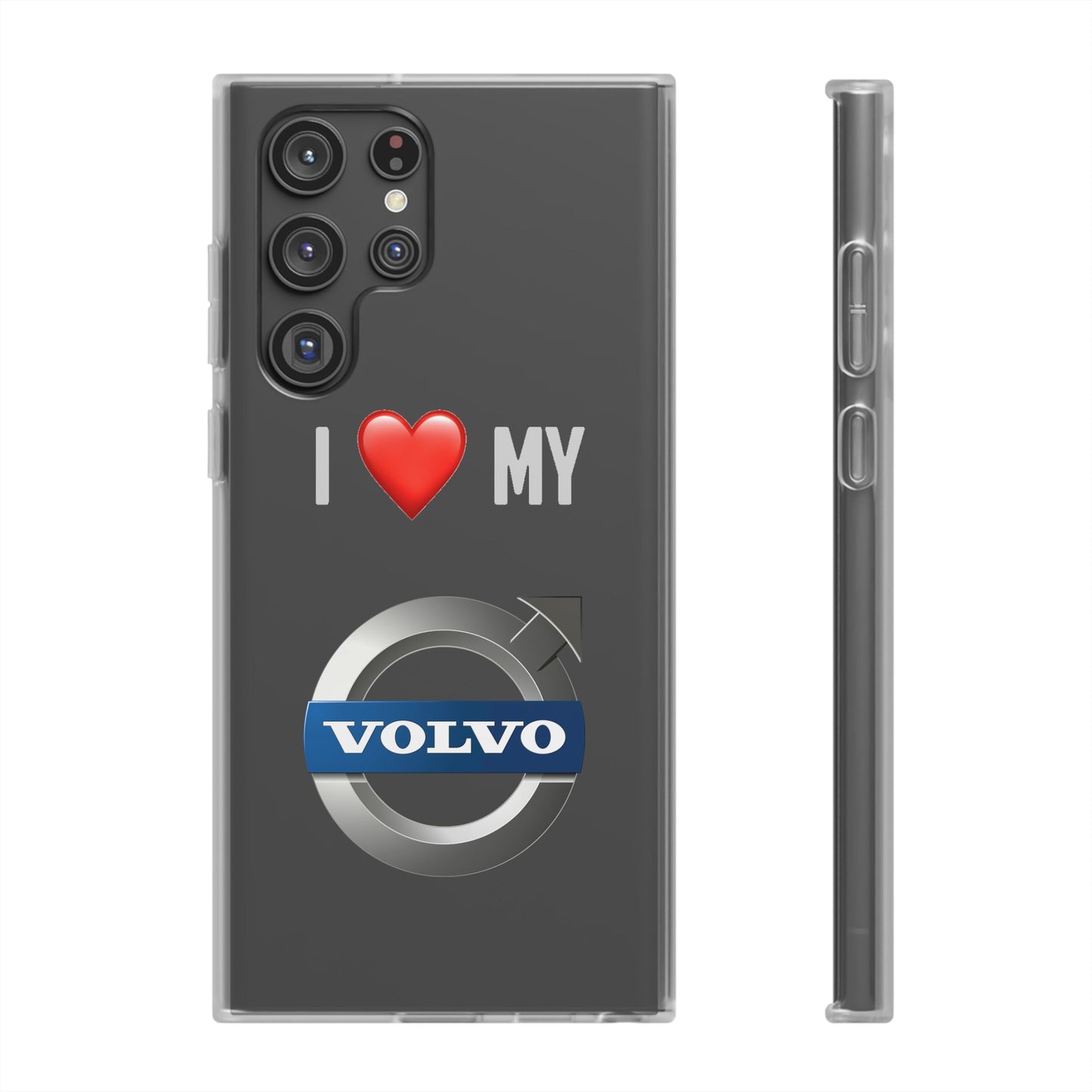 Volvo Phone Case - Flexible And Frosted TPU Plastic I Love My Volvo Phone Case