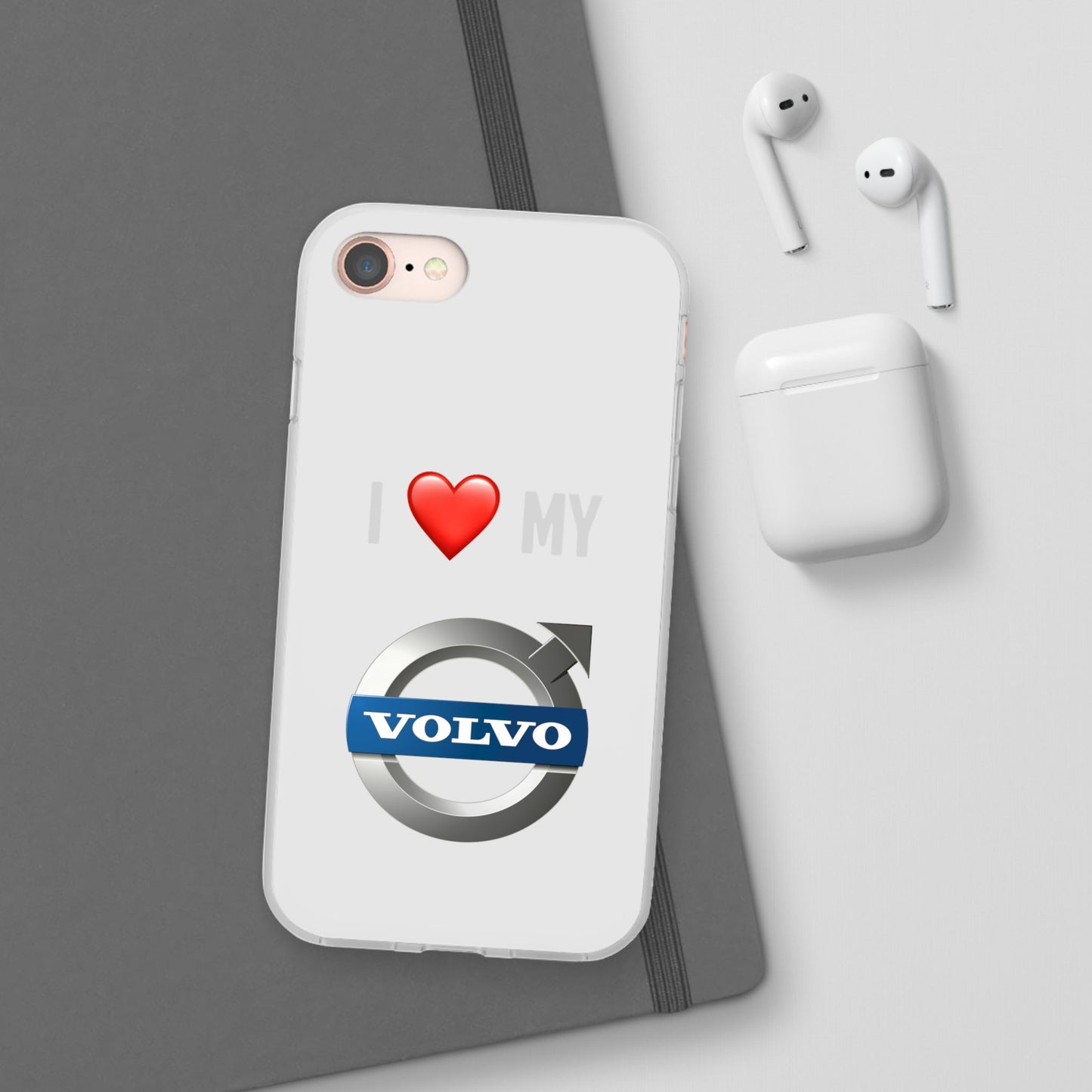 Volvo Phone Case - Flexible And Frosted TPU Plastic I Love My Volvo Phone Case
