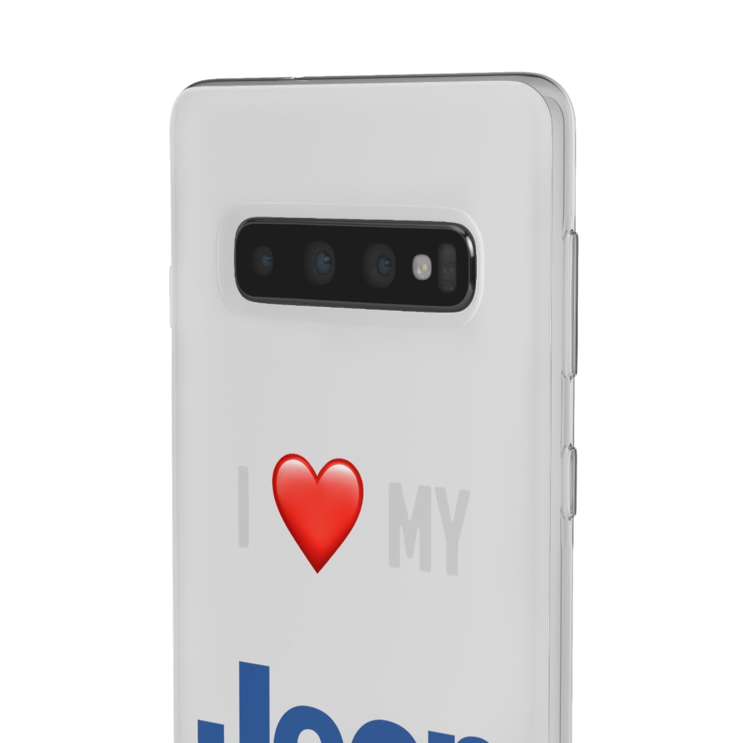 Jeep Phone Case - Flexible And Frosted TPU Plastic I Love My Jeep Phone Case