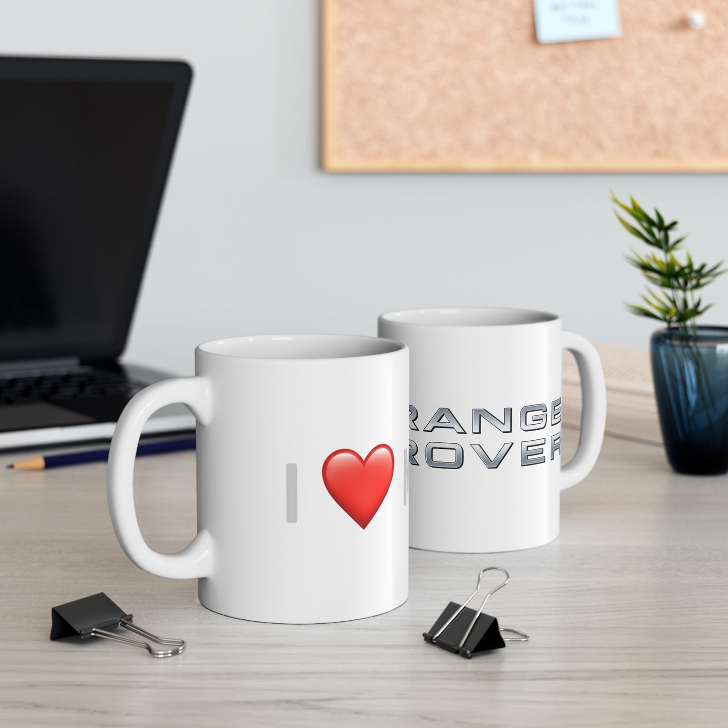 Range Rover  - I Love my Range Rover White Ceramic Coffee Cup 11oz, 15oz