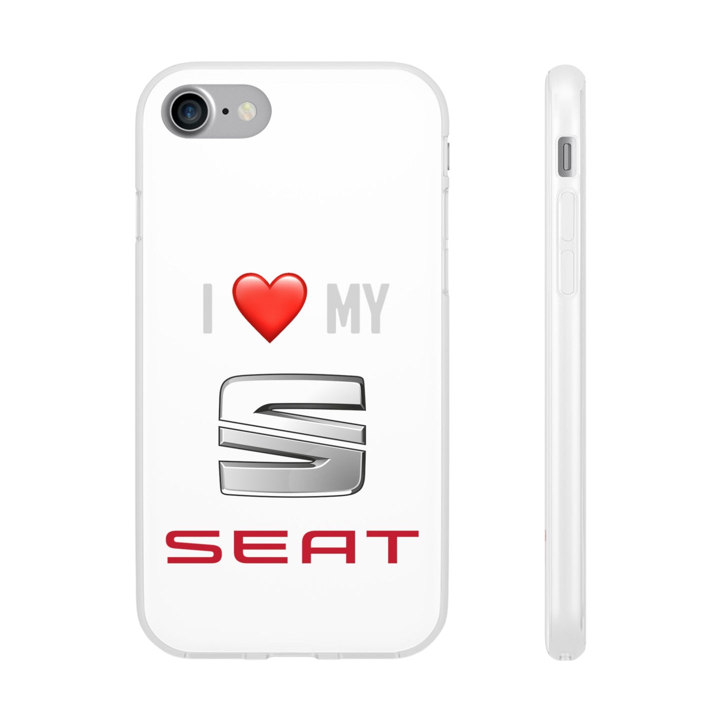 Seat Phone Case - Flexible And Frosted TPU Plastic I Love My Seat Phone Case