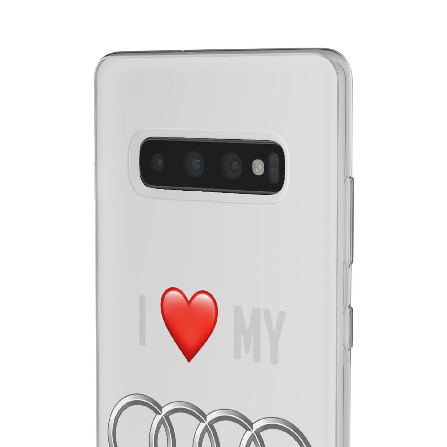 Audi Phone Case - Flexible And Frosted TPU Plastic I Love My Audi Phone Case
