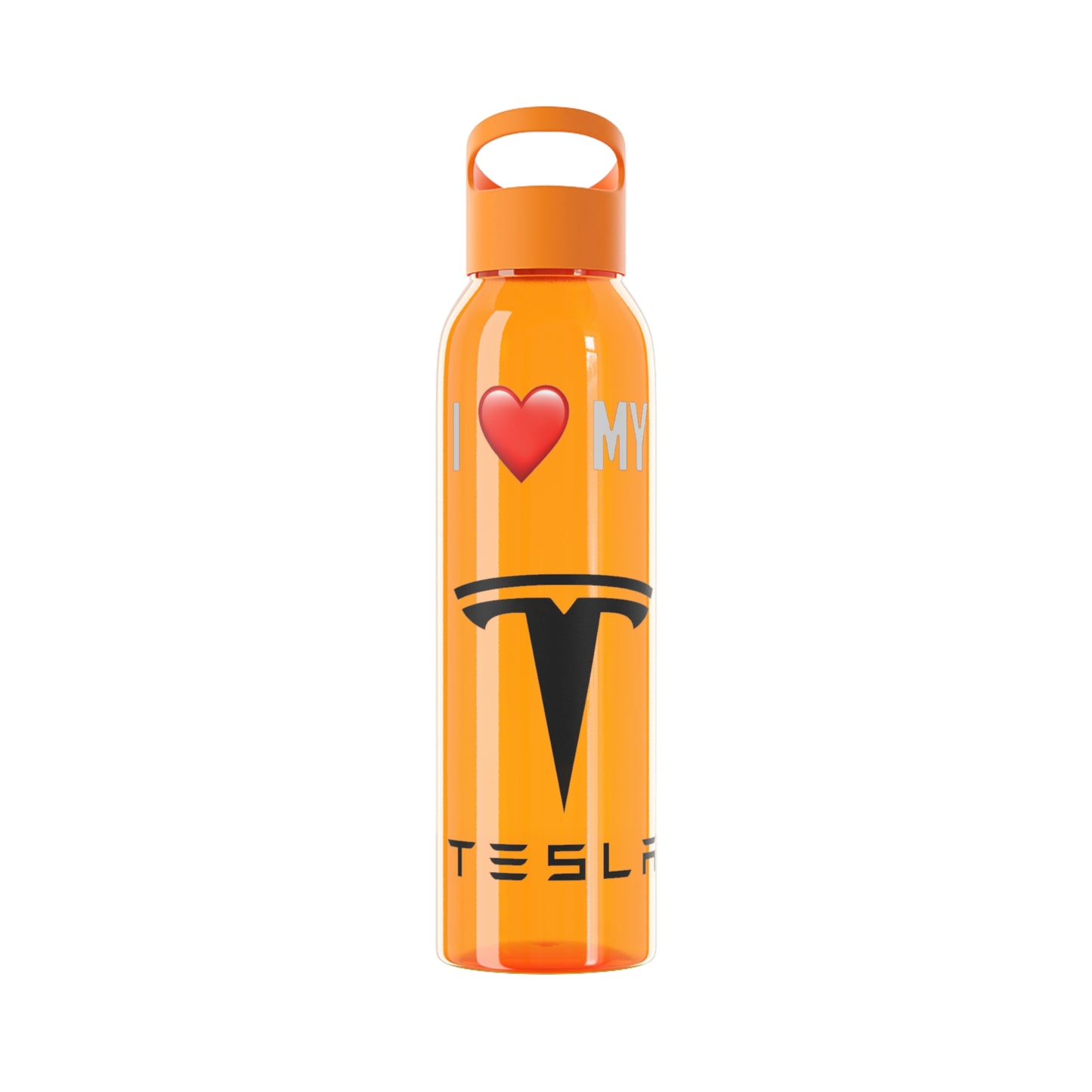 Tesla - I Love My Tesla 22oz Water Bottle