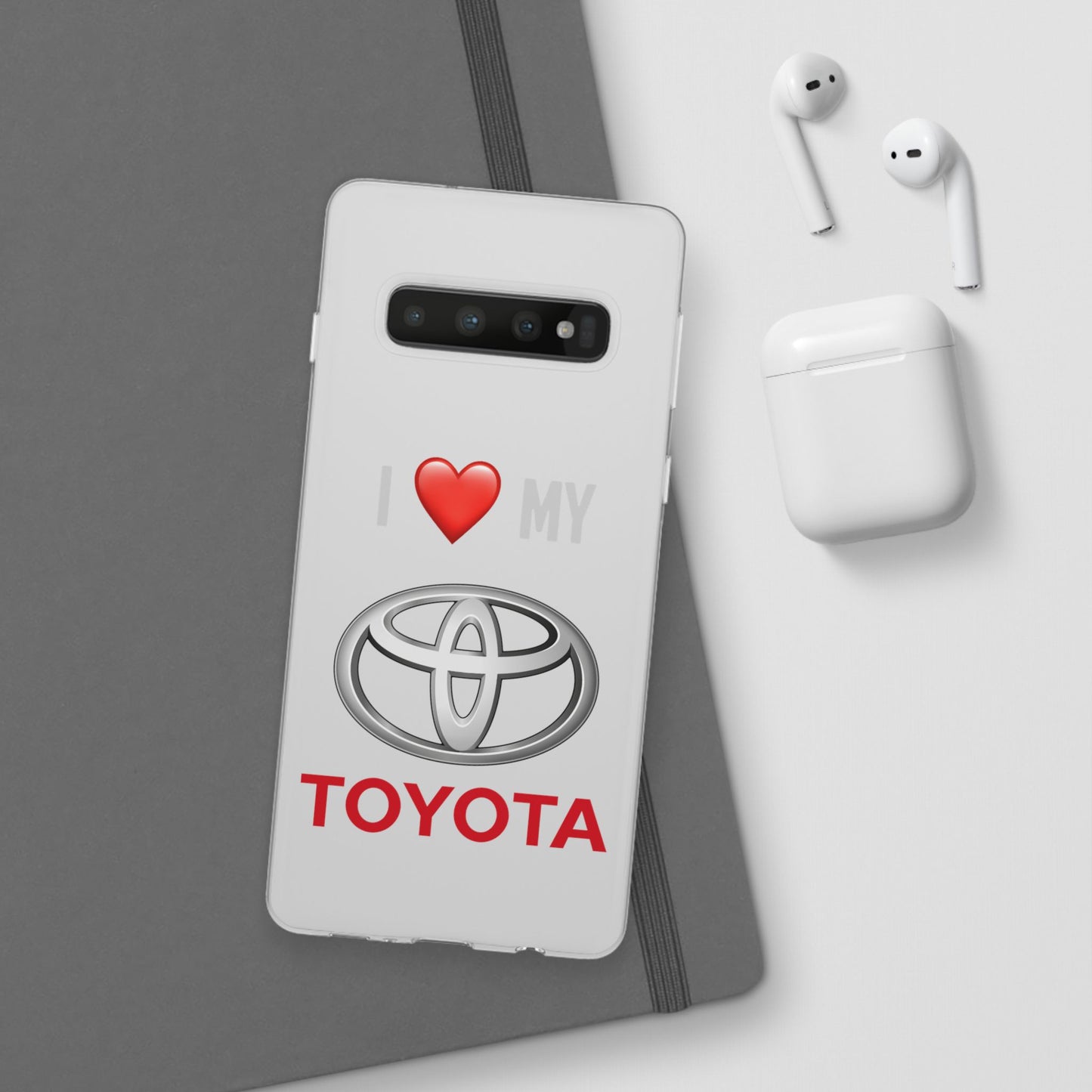 Toyota Phone Case - Flexible And Frosted TPU Plastic I Love My Toyota Phone Case