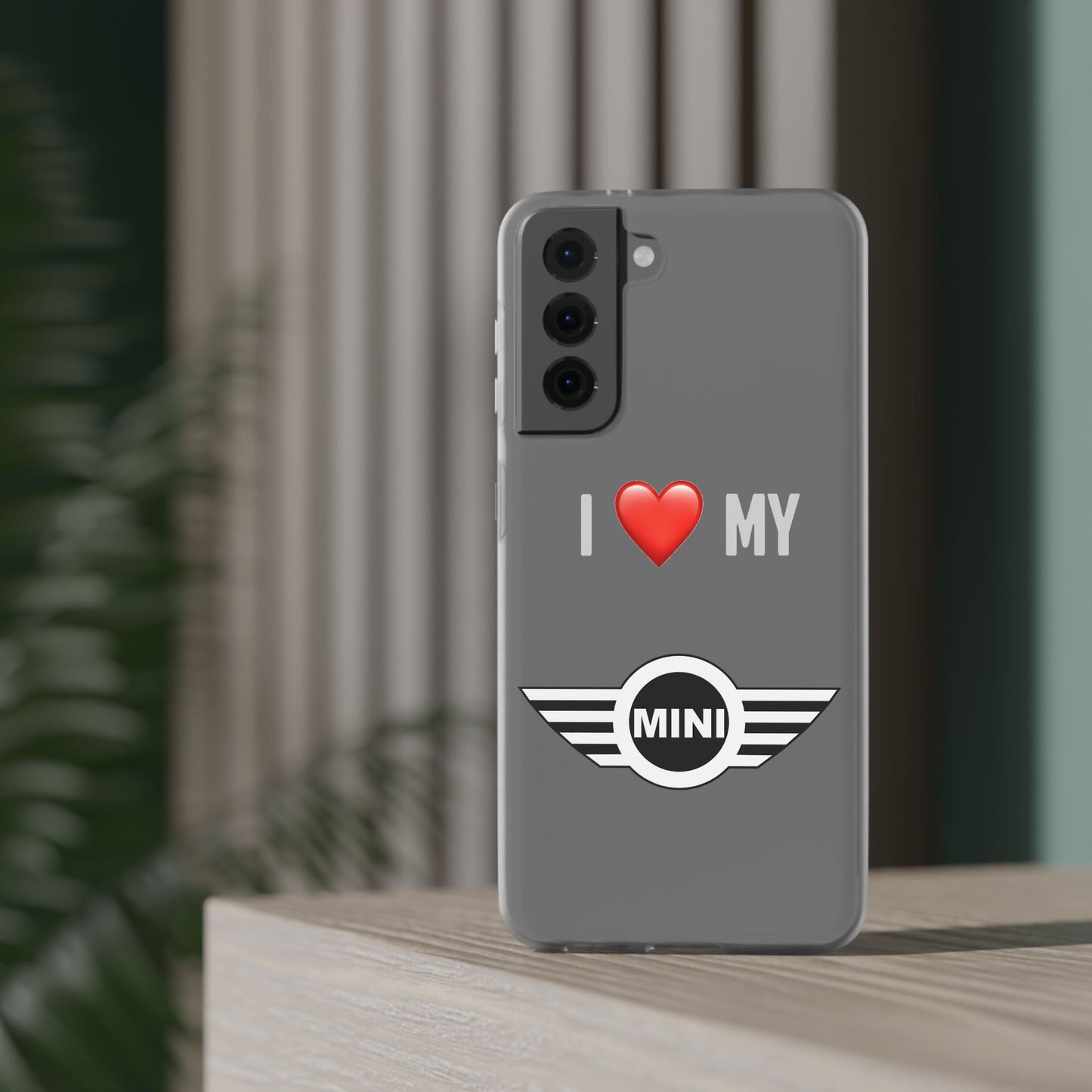Mini Phone Case - Flexible And Frosted TPU Plastic I Love My Mini Phone Case