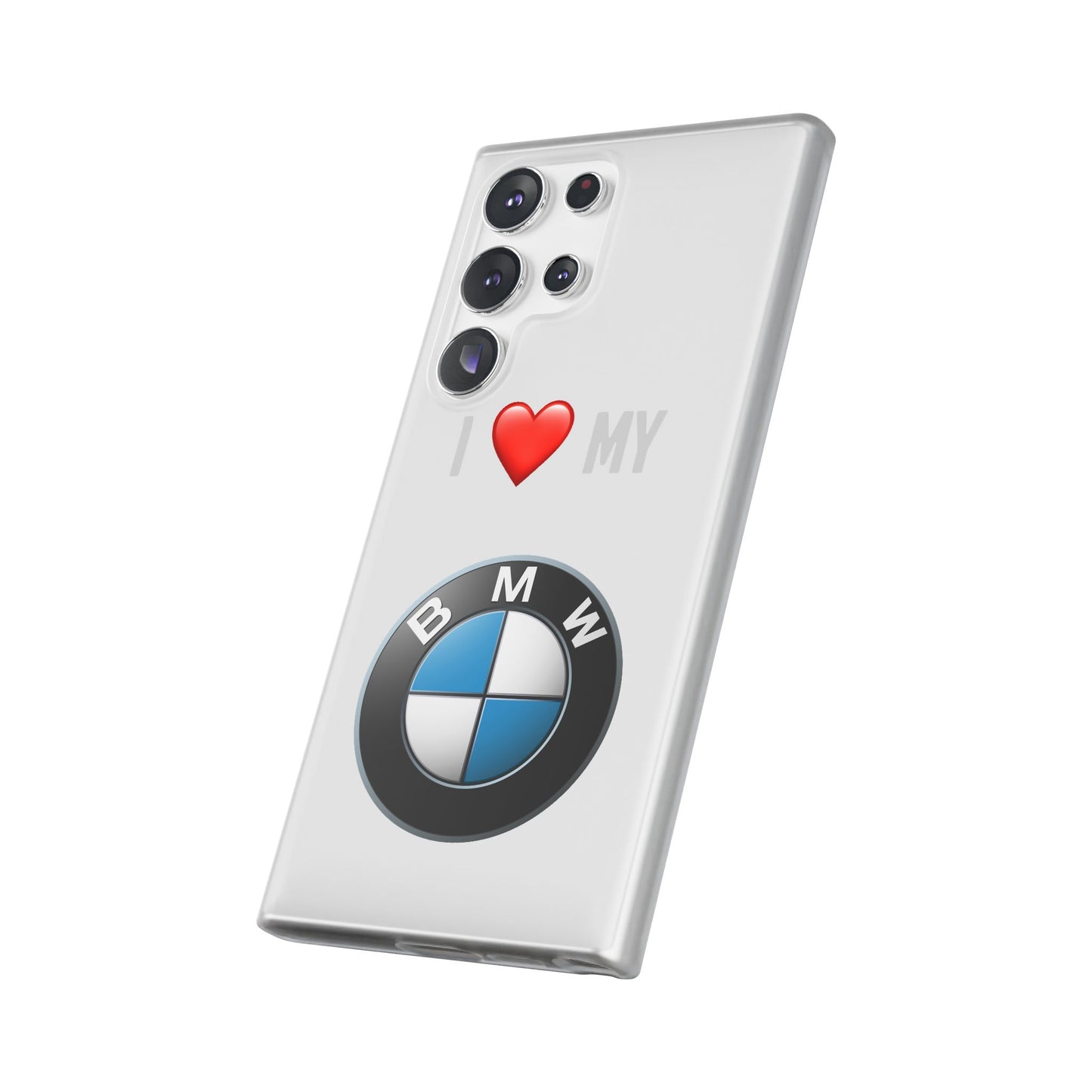 BMW Phone Case - Flexible And Frosted TPU Plastic I Love My BMW Phone Case