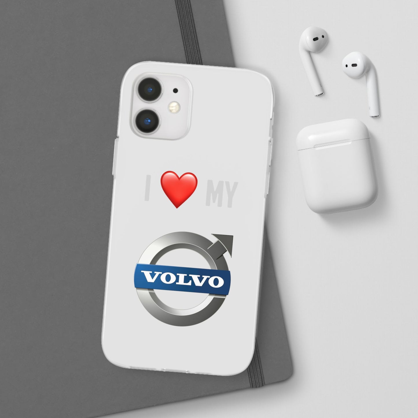 Volvo Phone Case - Flexible And Frosted TPU Plastic I Love My Volvo Phone Case