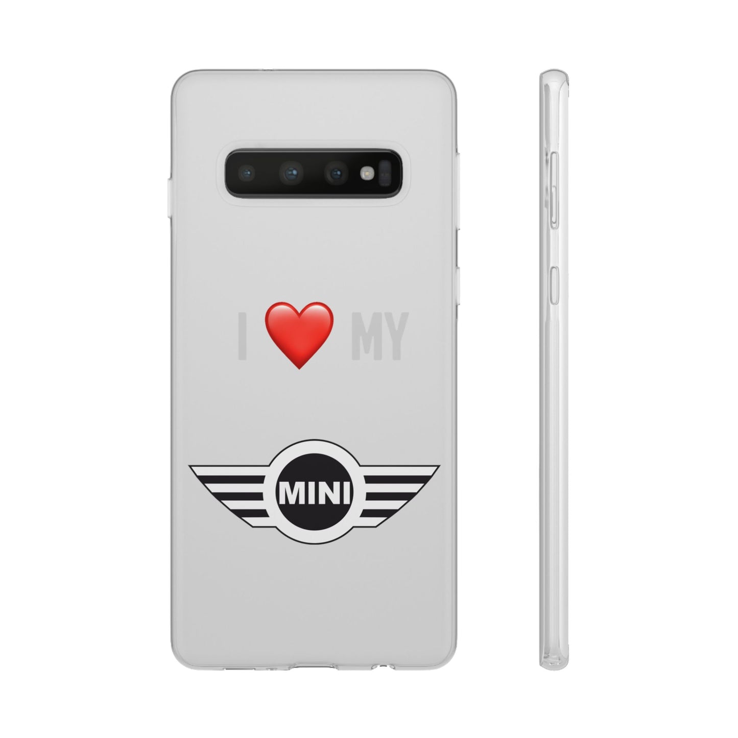 Mini Phone Case - Flexible And Frosted TPU Plastic I Love My Mini Phone Case