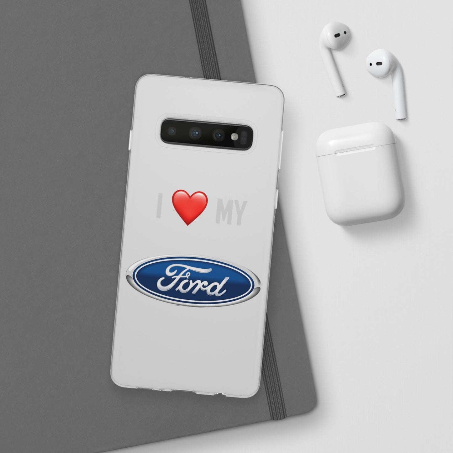 Ford Phone Case - Flexible And Frosted TPU Plastic I Love My Ford Phone Case