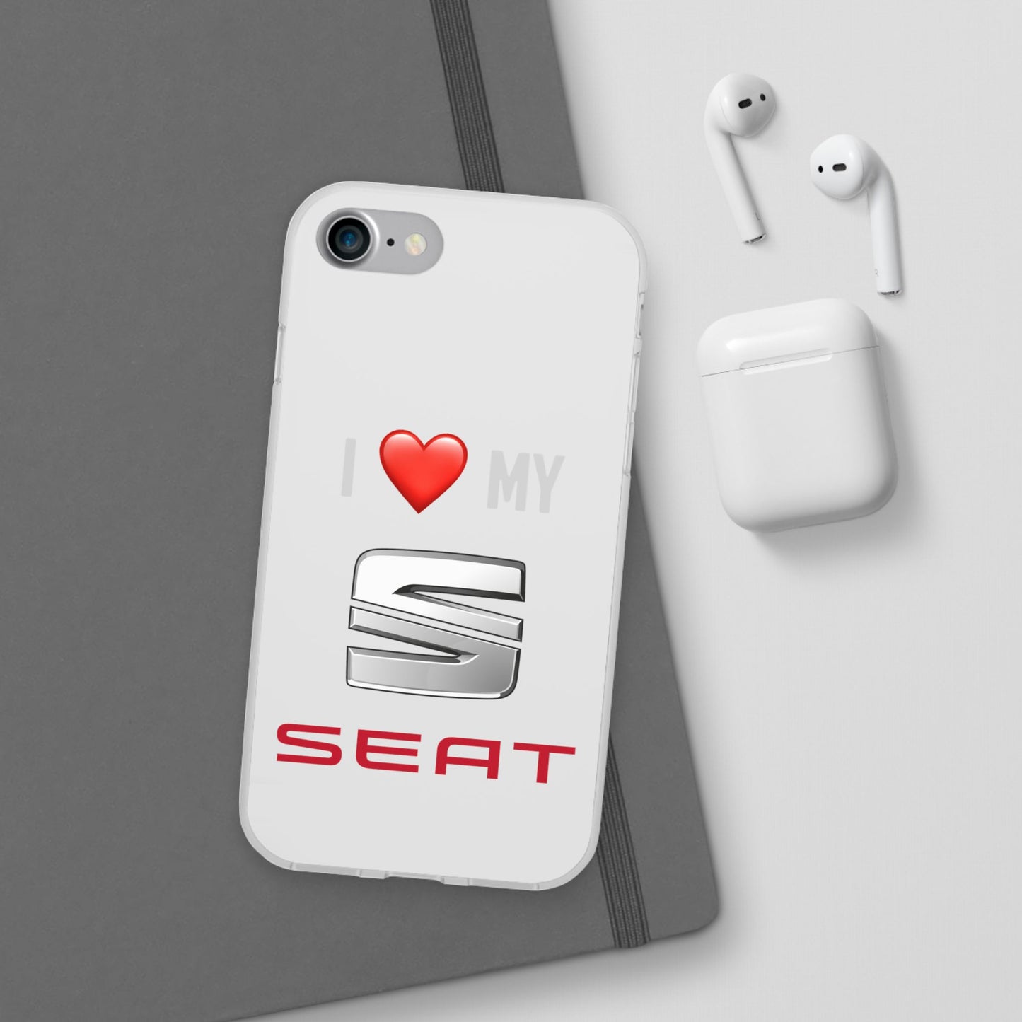 Seat Phone Case - Flexible And Frosted TPU Plastic I Love My Seat Phone Case
