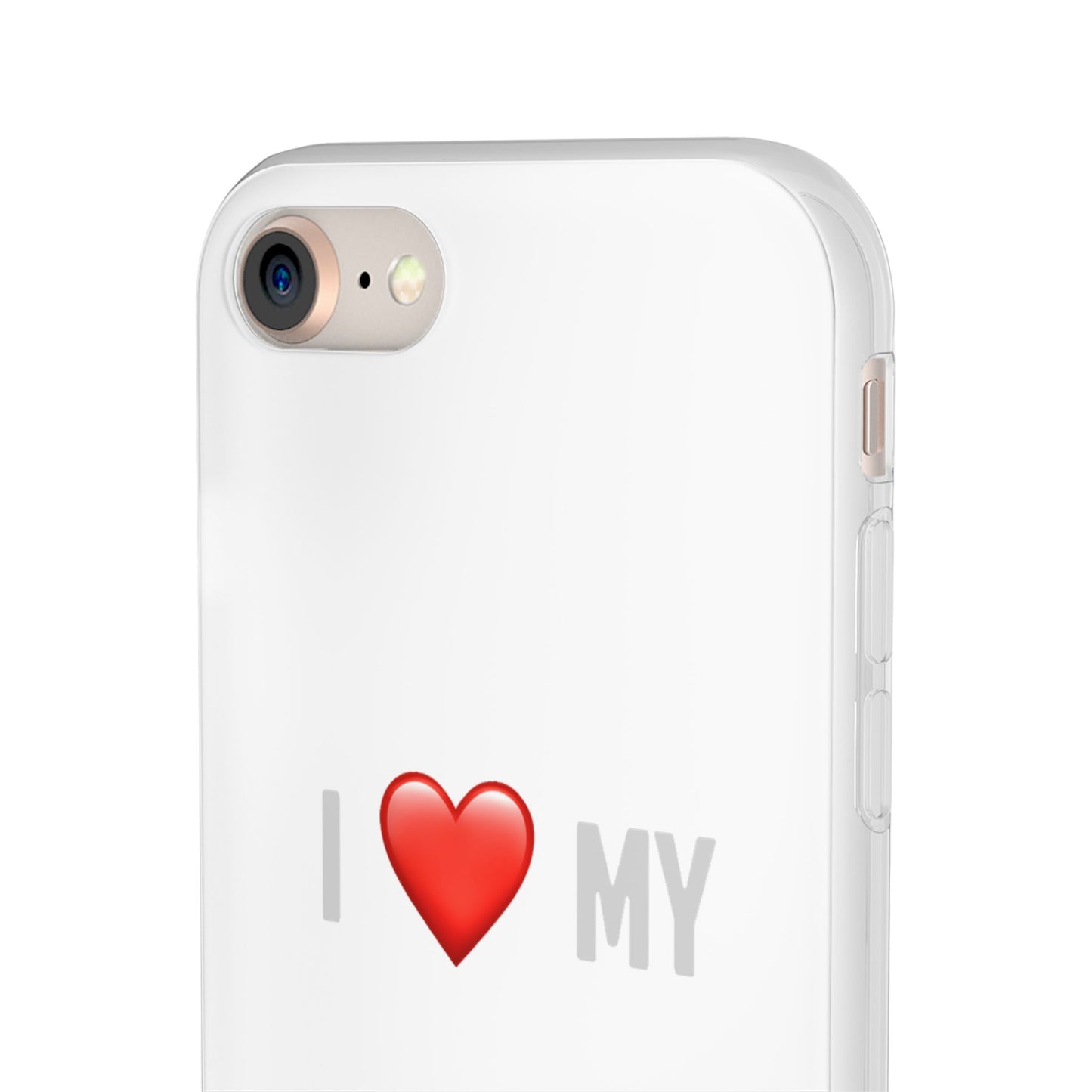 Mini Phone Case - Flexible And Frosted TPU Plastic I Love My Mini Phone Case