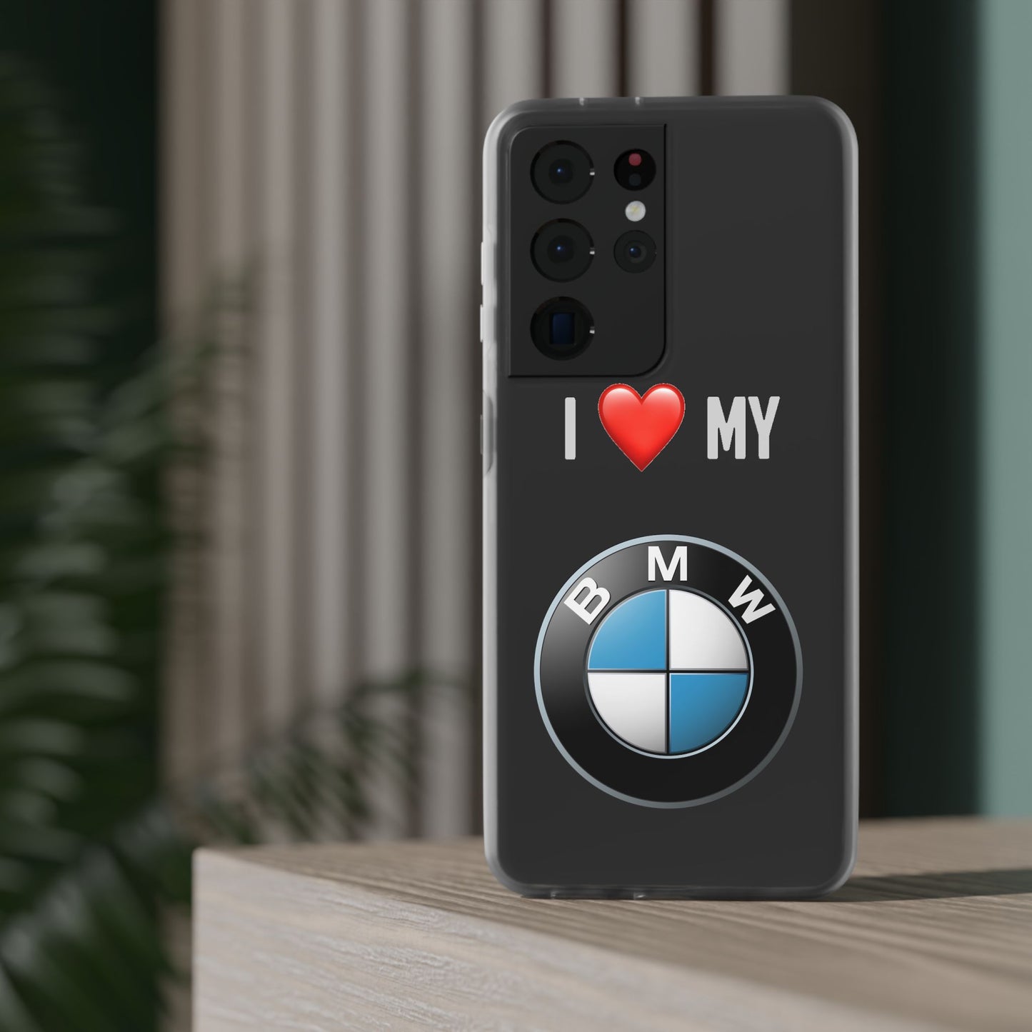 BMW Phone Case - Flexible And Frosted TPU Plastic I Love My BMW Phone Case