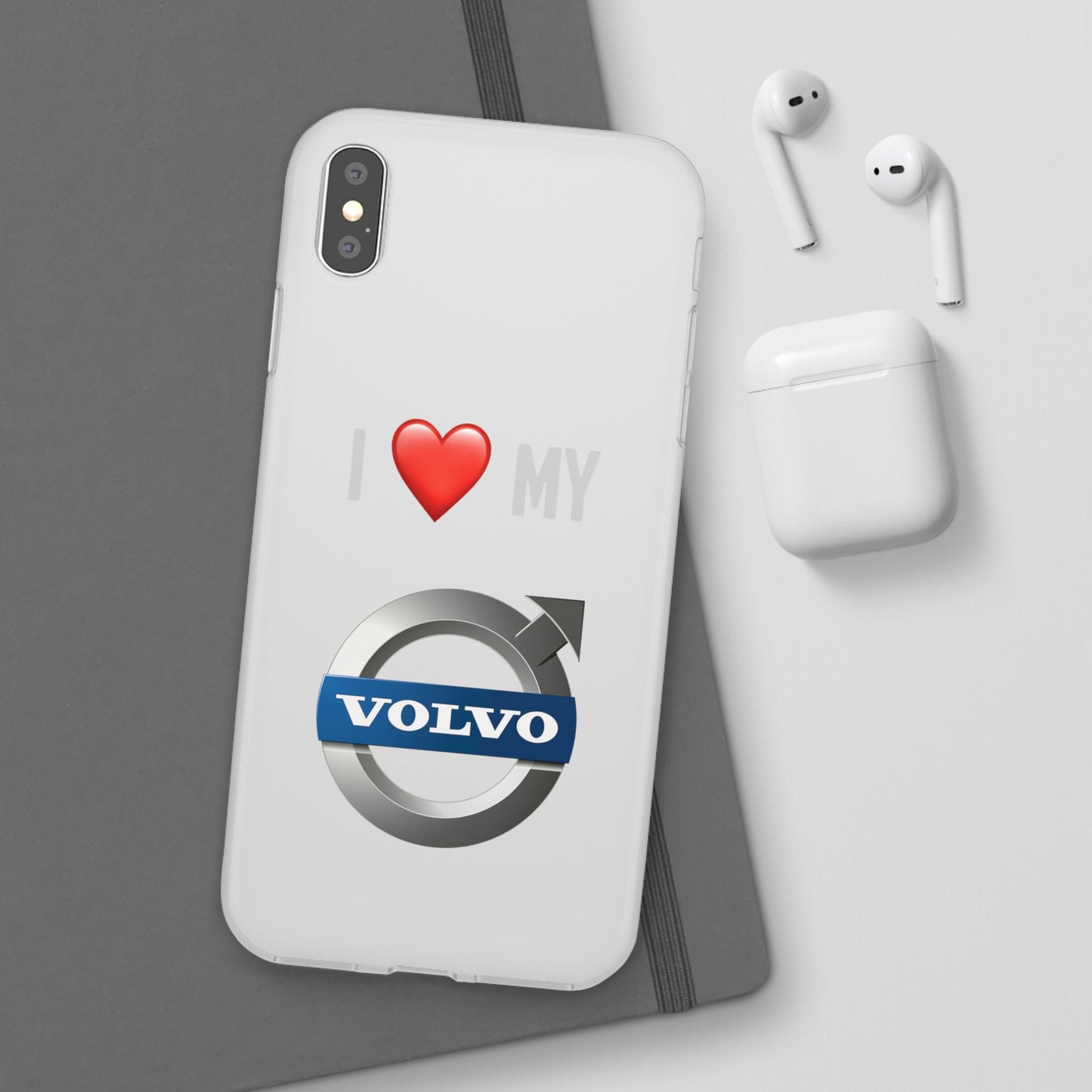 Volvo Phone Case - Flexible And Frosted TPU Plastic I Love My Volvo Phone Case