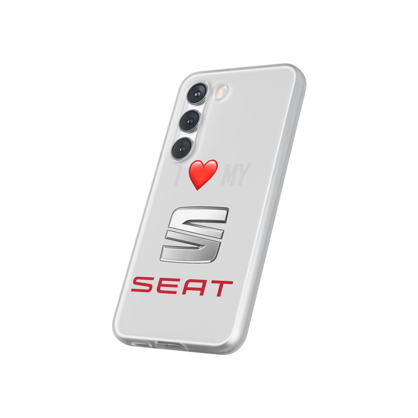 Seat Phone Case - Flexible And Frosted TPU Plastic I Love My Seat Phone Case