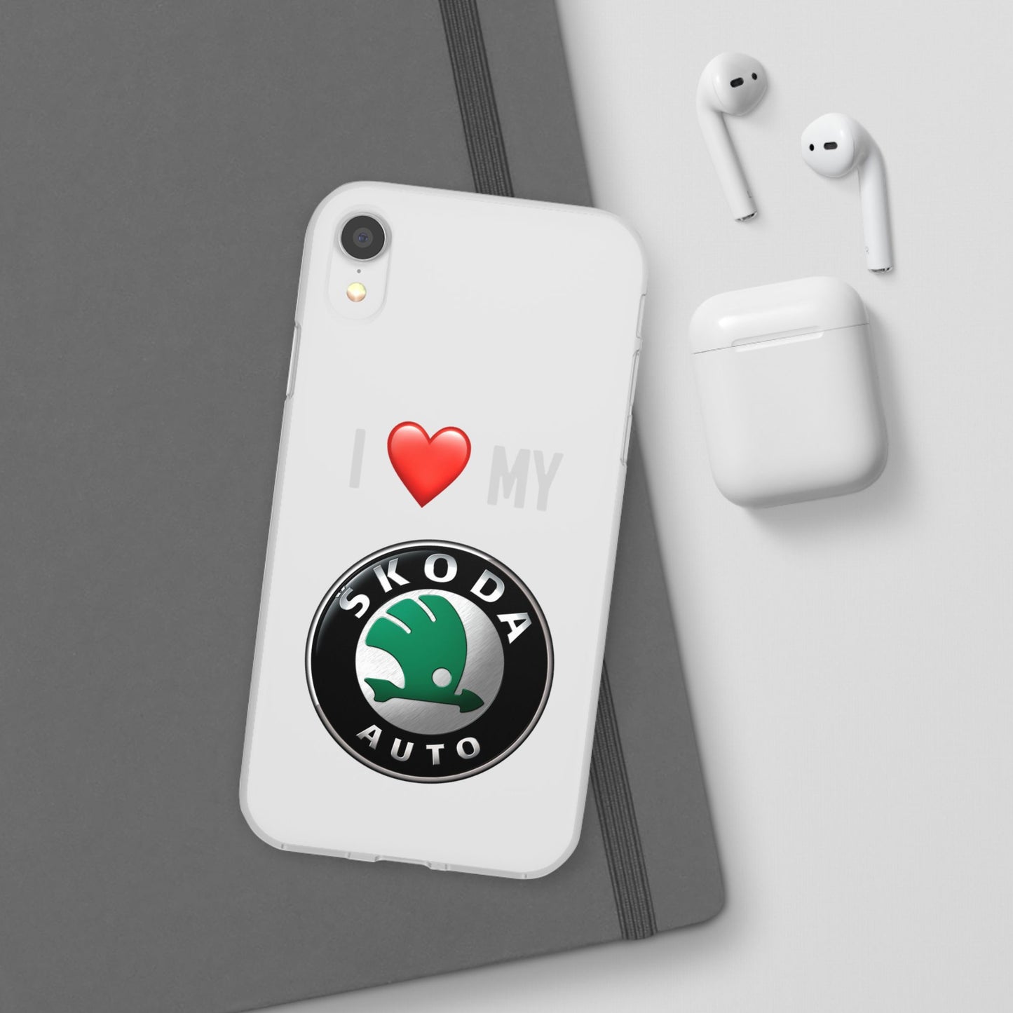 Skoda Phone Case - Flexible And Frosted TPU Plastic I Love My Skoda Phone Case