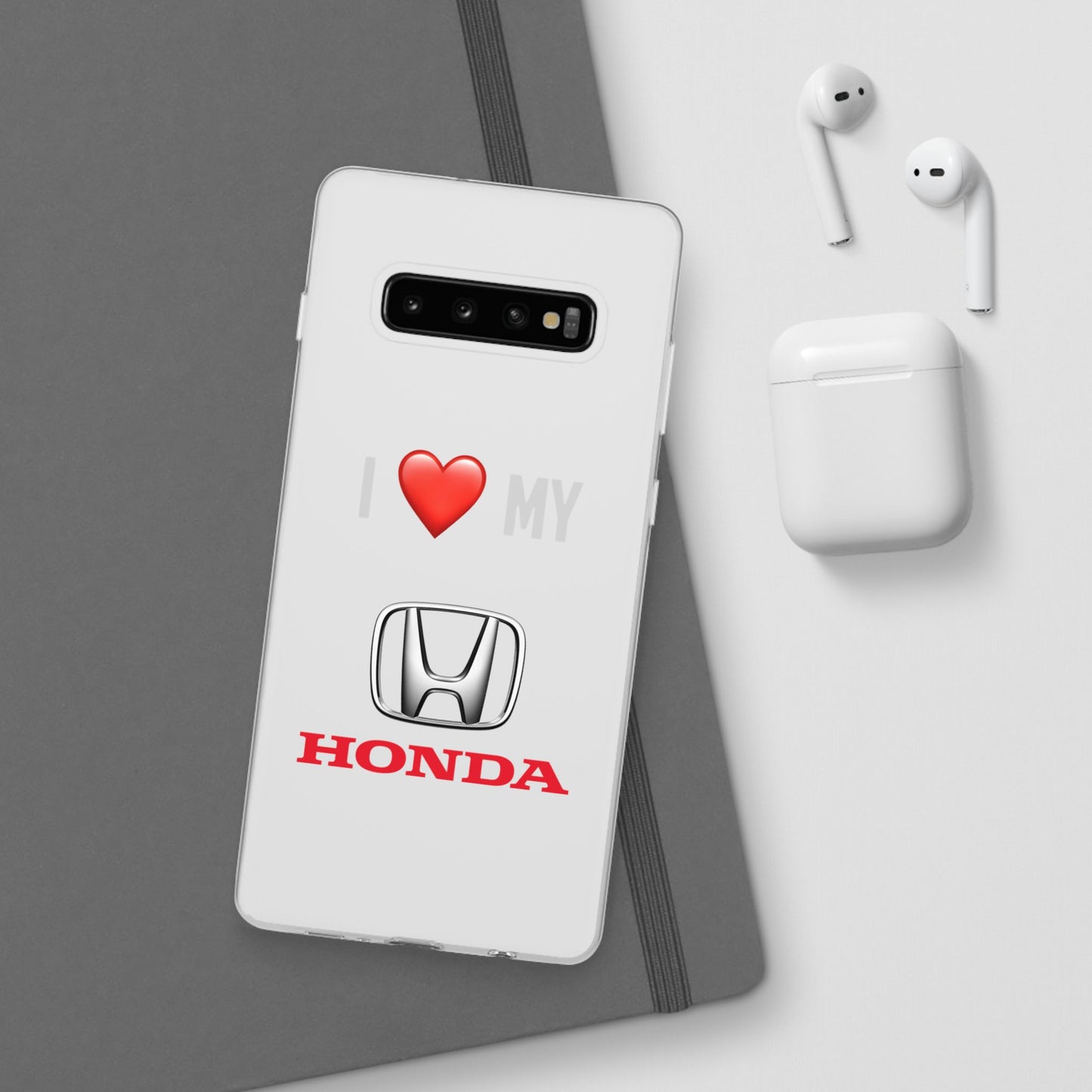 Honda Phone Case - Flexible And Frosted TPU Plastic I Love My Honda Phone Case