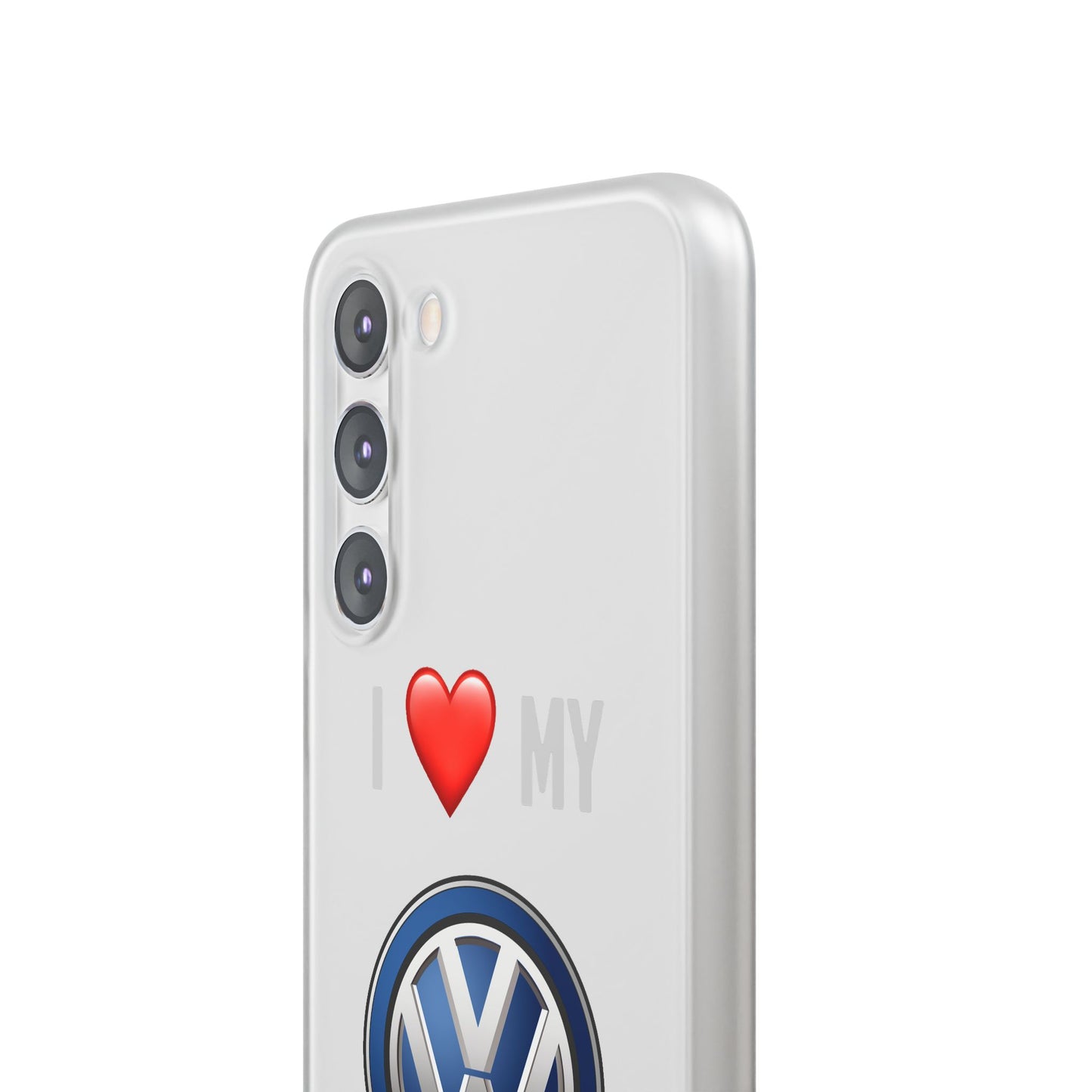 Volkswagen Phone Case - Flexible And Frosted TPU Plastic I Love My Volkswagen Phone Case