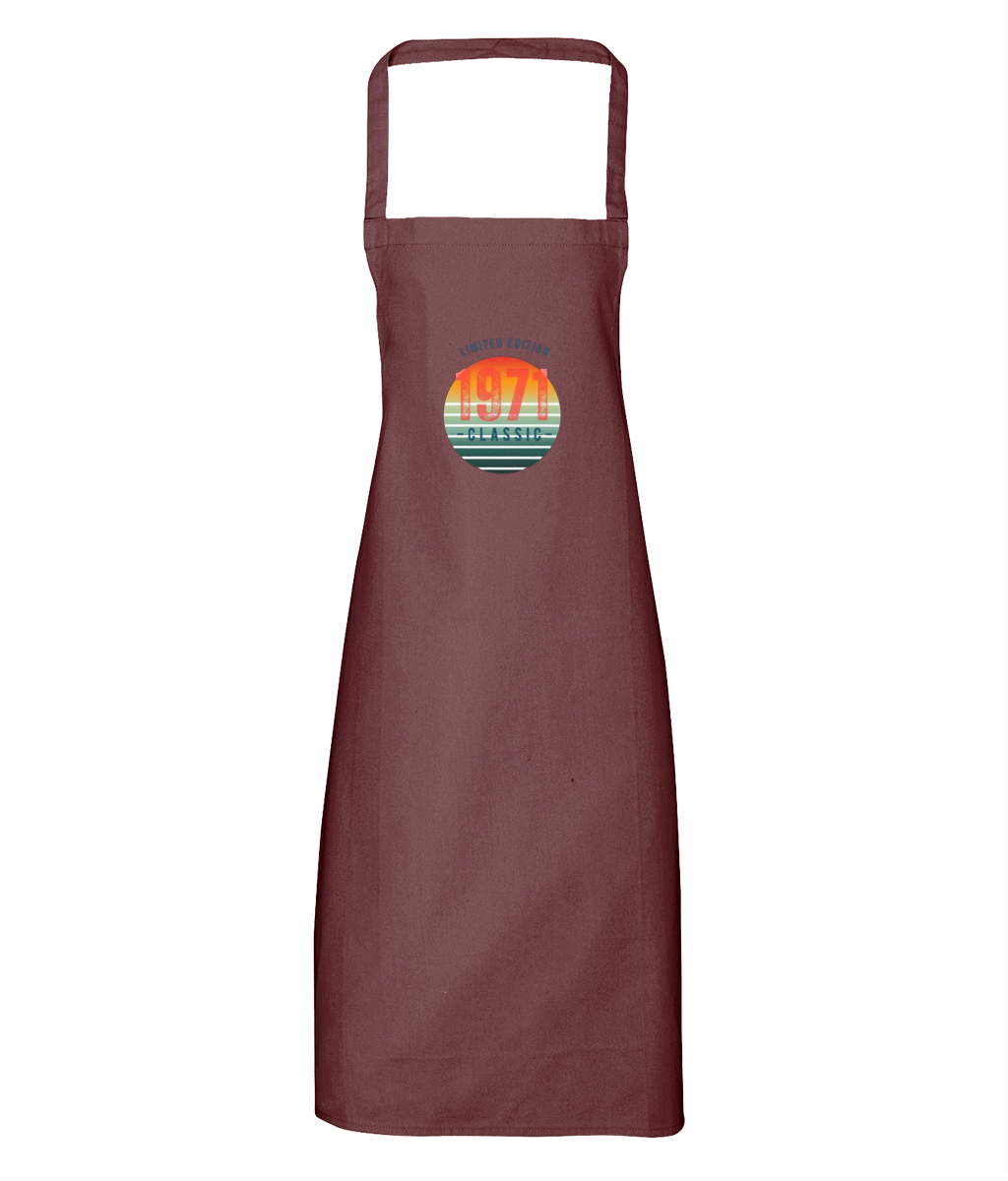 Limited Edition Classic 1971 Apron 100% Cotton GC