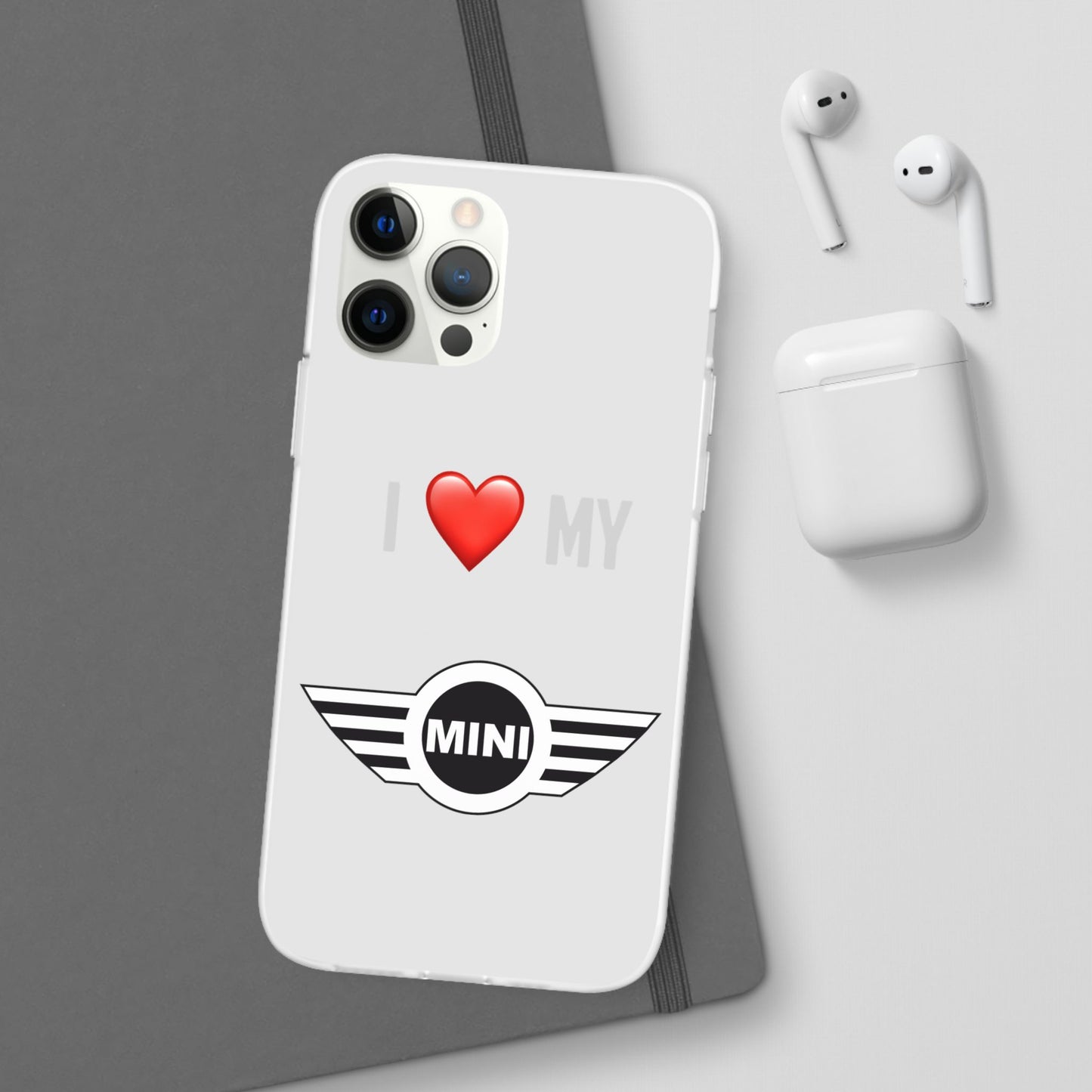 Mini Phone Case - Flexible And Frosted TPU Plastic I Love My Mini Phone Case