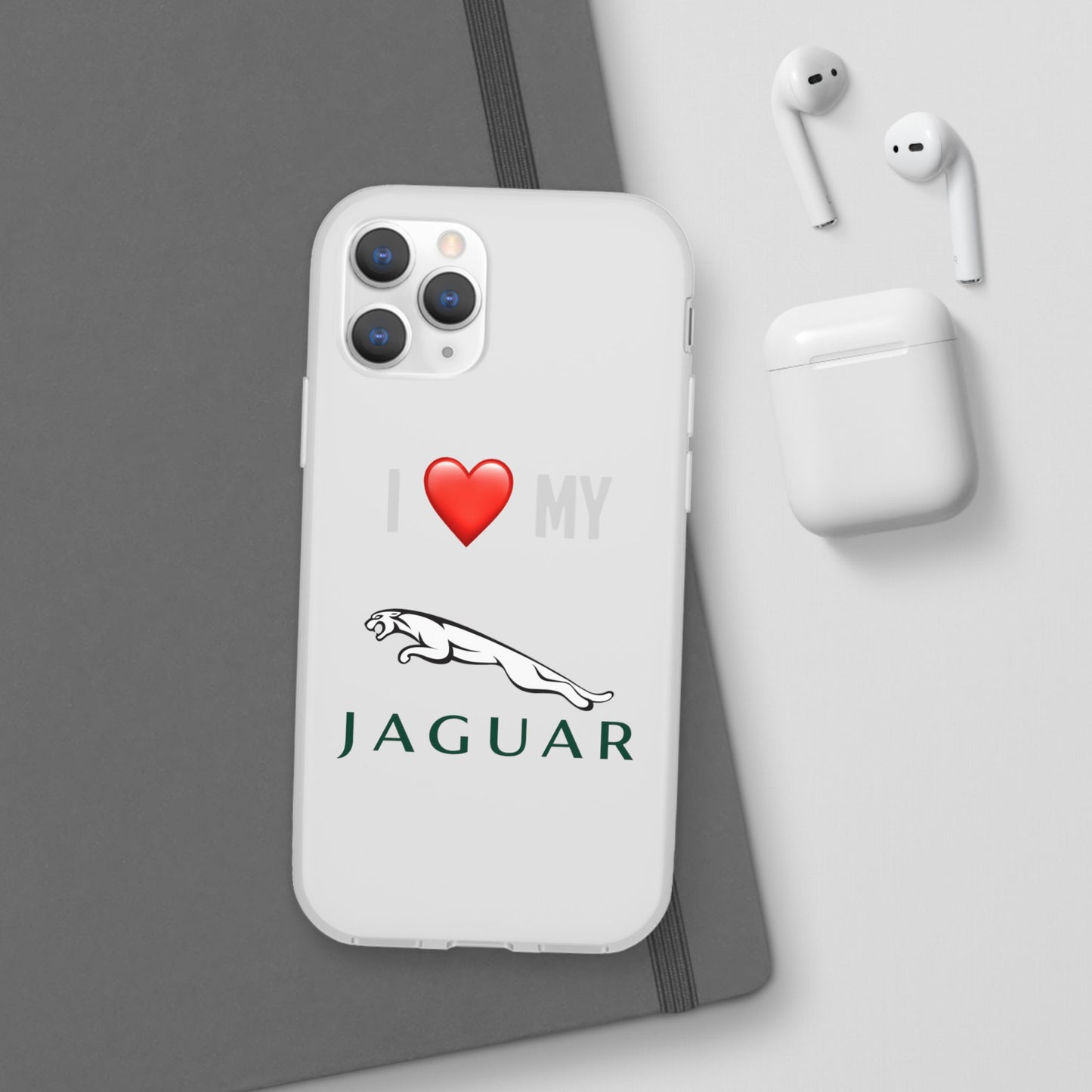 Jaguar Phone Case - Flexible And Frosted TPU Plastic I Love My Jaguar Phone Case