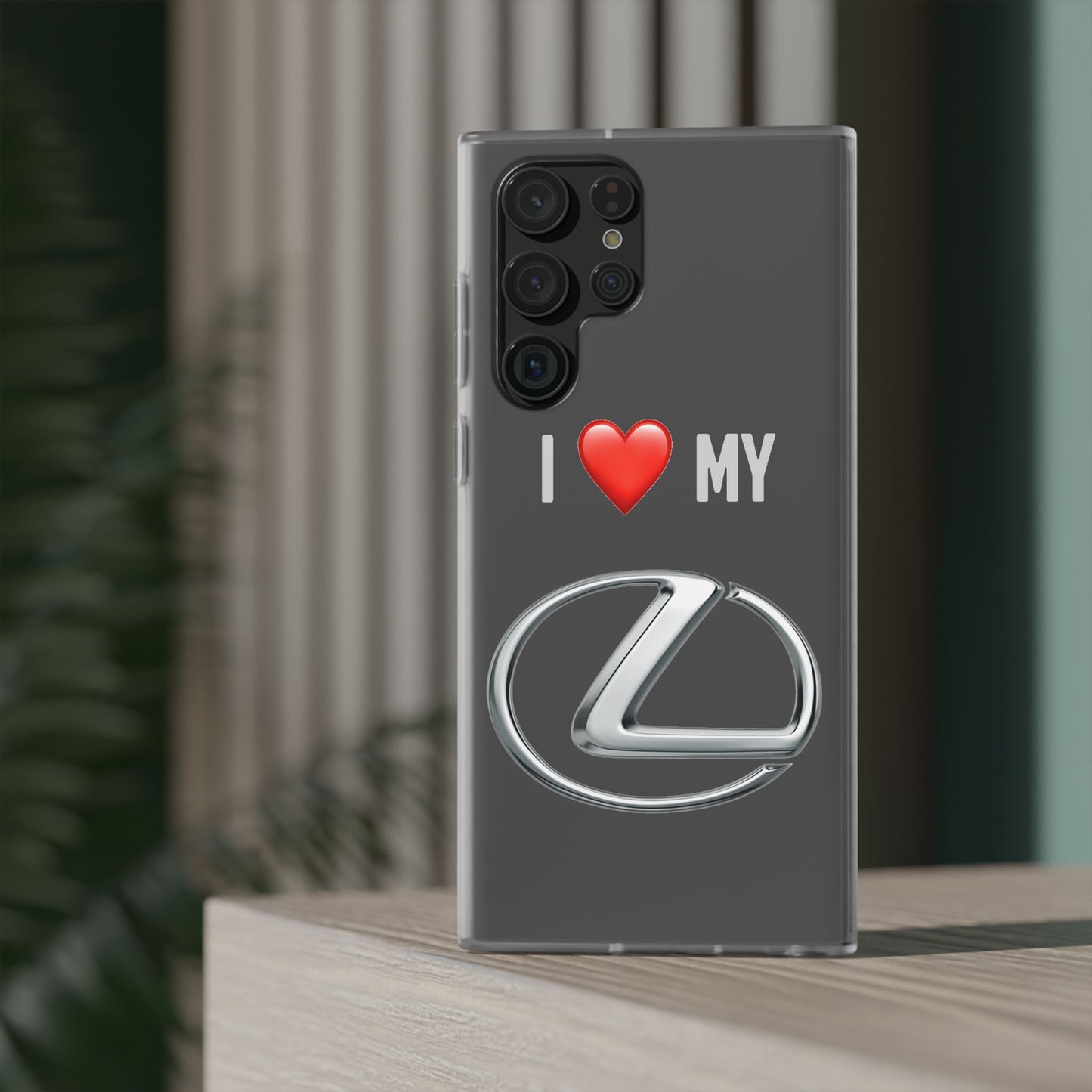 Lexus Phone Case - Flexible And Frosted TPU Plastic I Love My Lexus Phone Case