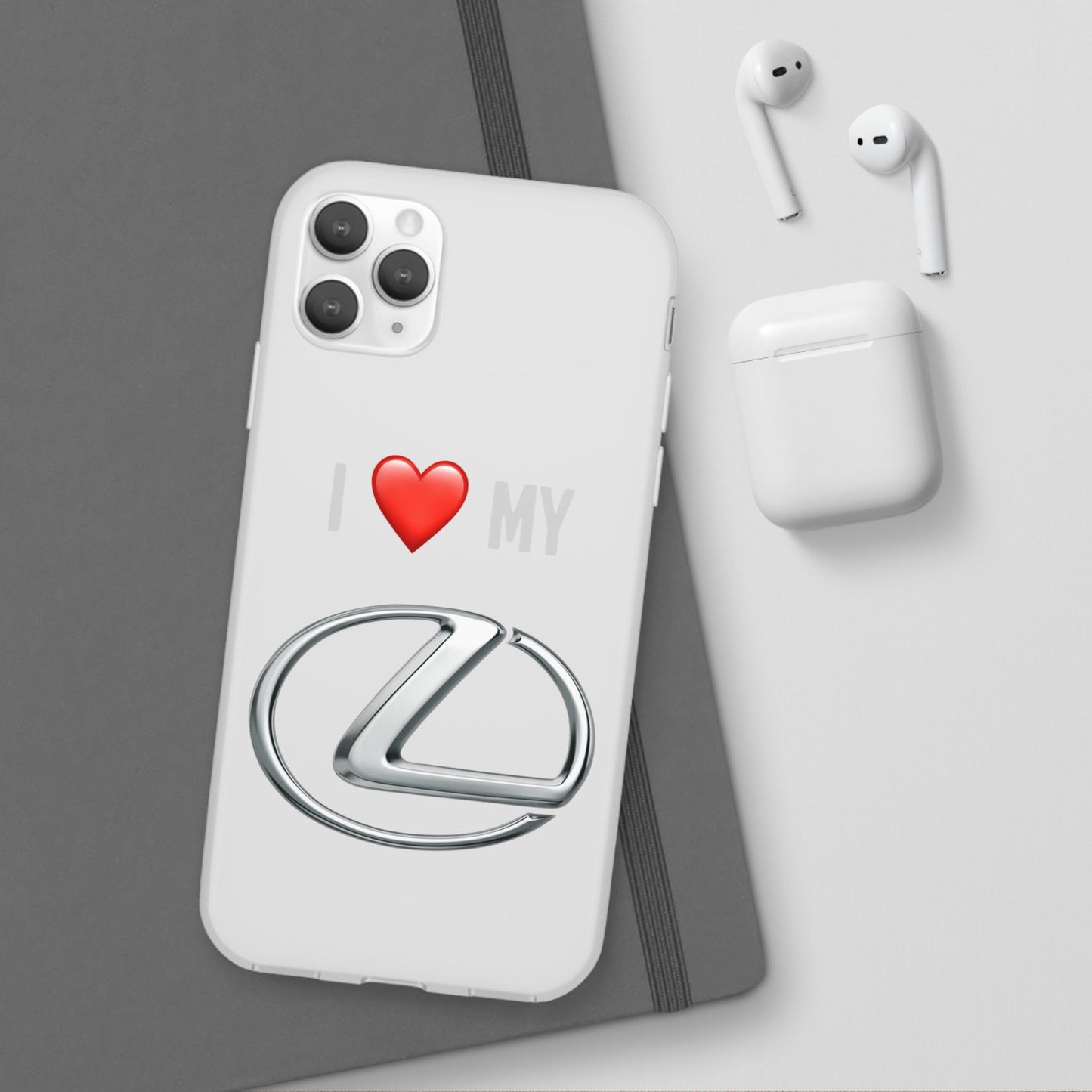 Lexus Phone Case - Flexible And Frosted TPU Plastic I Love My Lexus Phone Case