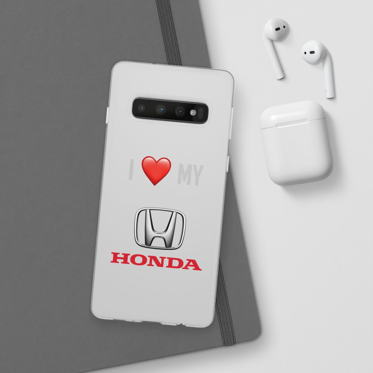 Honda Phone Case - Flexible And Frosted TPU Plastic I Love My Honda Phone Case
