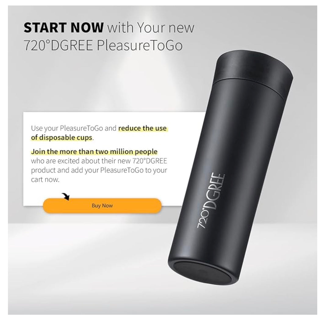 720°DGREE Travel Mug “PleasureToGo“