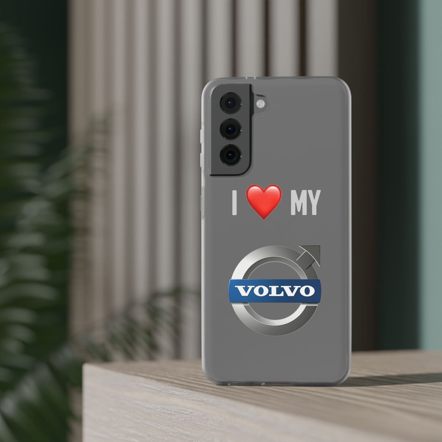 Volvo Phone Case - Flexible And Frosted TPU Plastic I Love My Volvo Phone Case