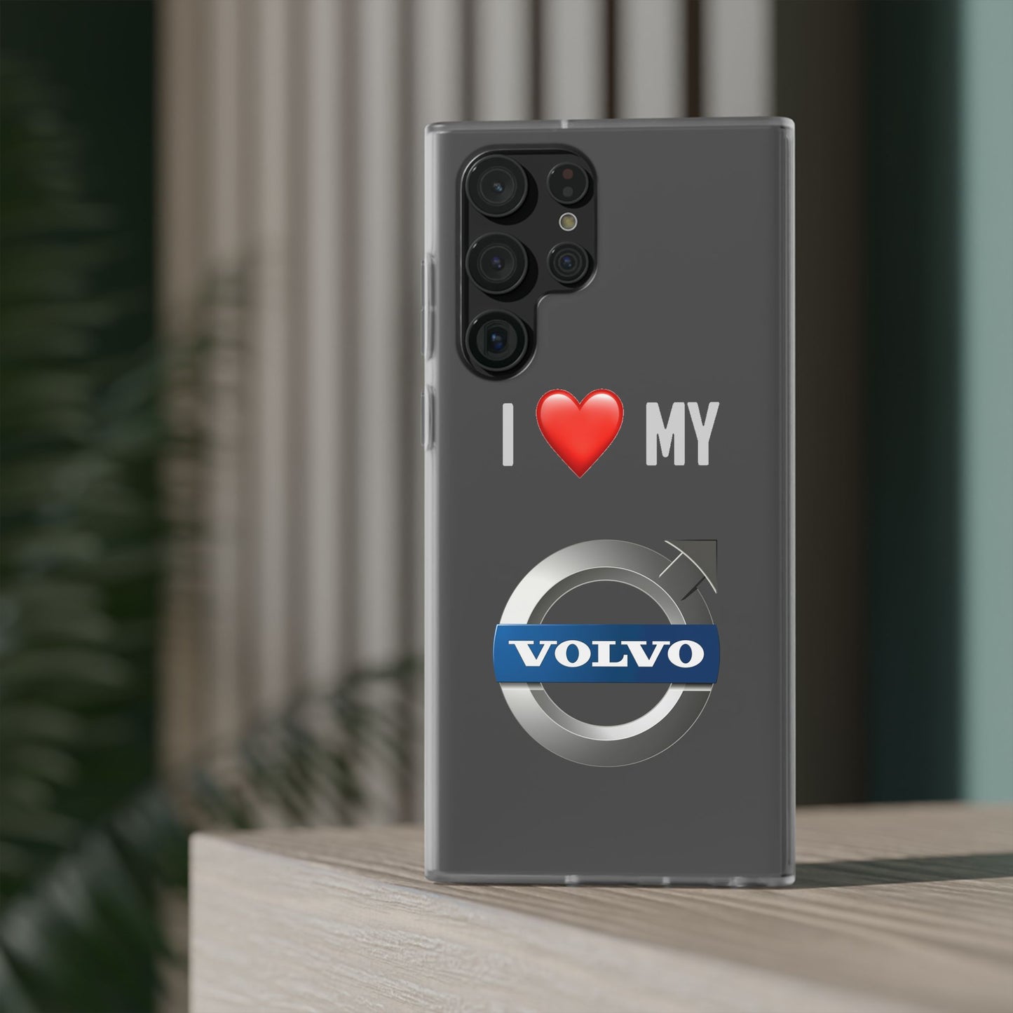 Volvo Phone Case - Flexible And Frosted TPU Plastic I Love My Volvo Phone Case