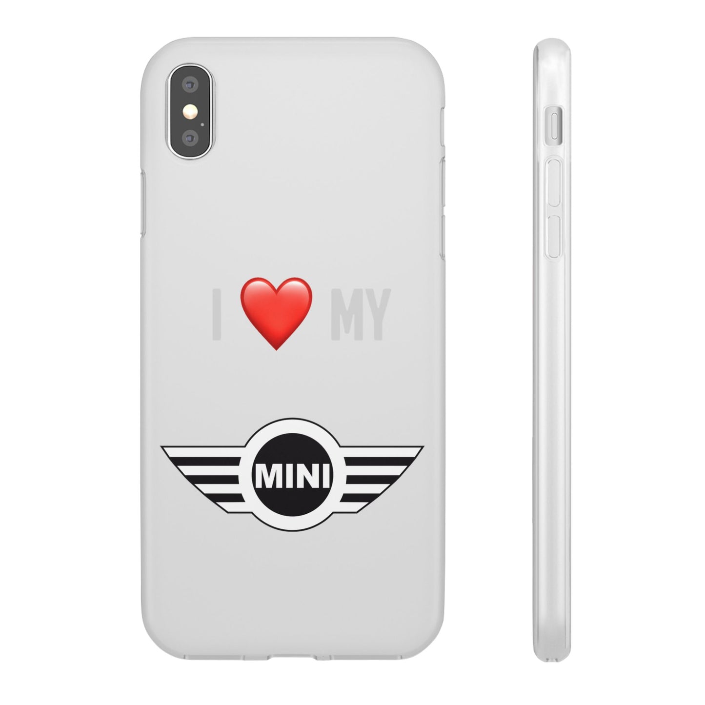 Mini Phone Case - Flexible And Frosted TPU Plastic I Love My Mini Phone Case