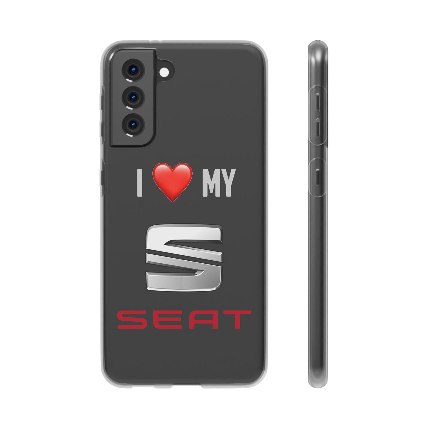 Seat Phone Case - Flexible And Frosted TPU Plastic I Love My Seat Phone Case
