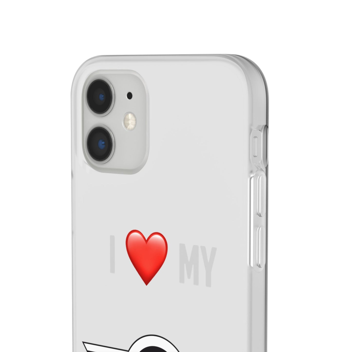 Mini Phone Case - Flexible And Frosted TPU Plastic I Love My Mini Phone Case