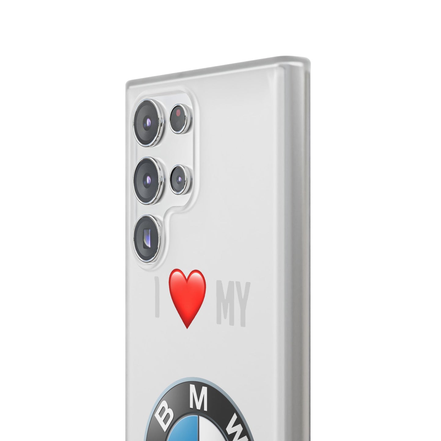 BMW Phone Case - Flexible And Frosted TPU Plastic I Love My BMW Phone Case