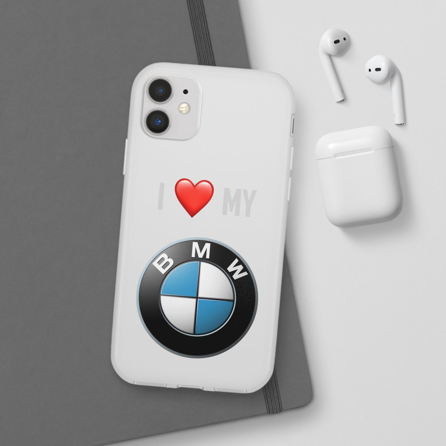 BMW Phone Case - Flexible And Frosted TPU Plastic I Love My BMW Phone Case