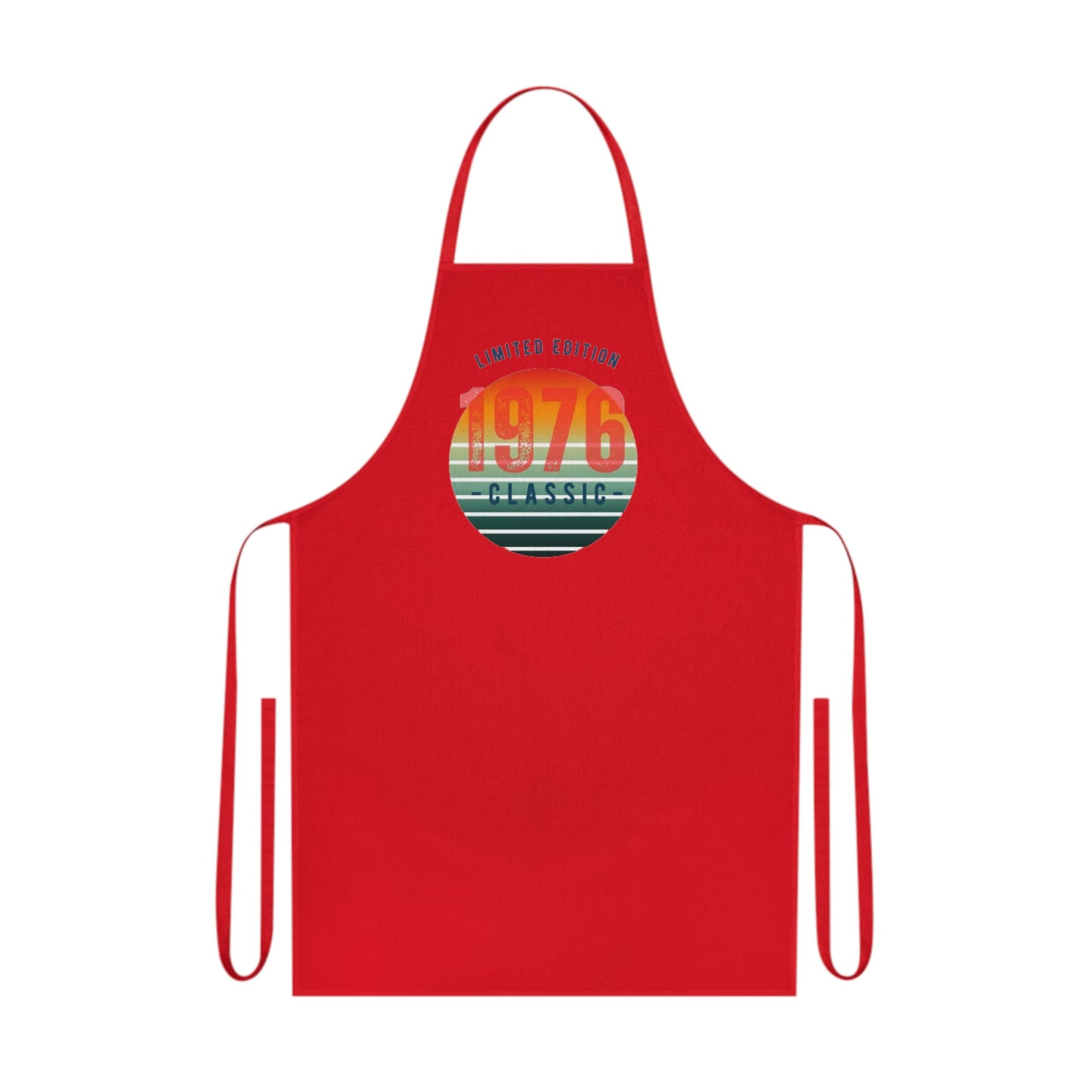 Personalised Custom Limited Edition 1976 Cotton Apron