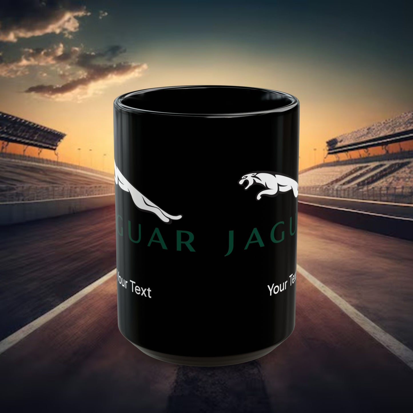 Jaguar Mug (With or Without Personalisation) 11oz or 15oz. Perfect Gift