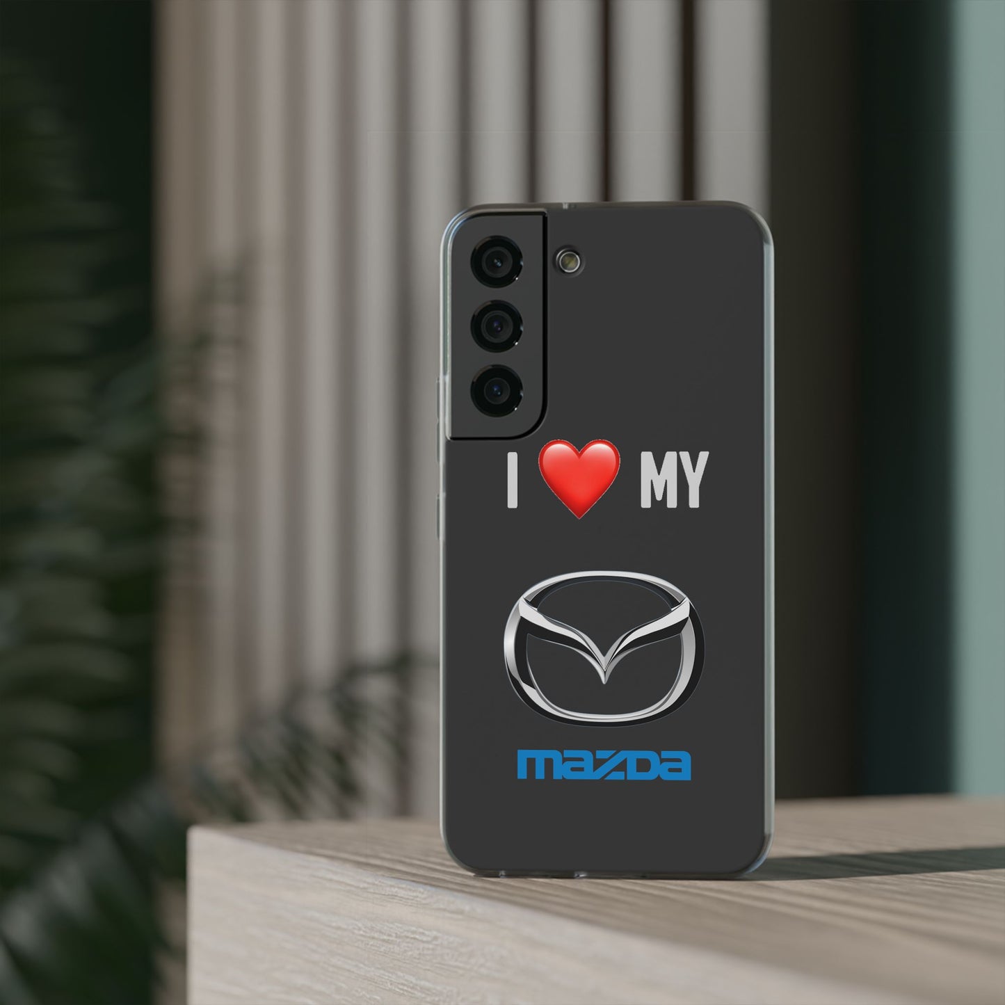 Mazda Phone Case - Flexible And Frosted TPU Plastic I Love My Mazda Phone Case
